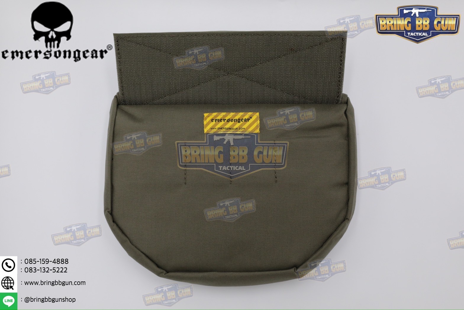 กระเป๋าจิงโจ้ติดเสื้อเวส ยี่ห้อ Emerson (EmersonGear armor carrier drop pouch/AVS JPC CPC) (Armor Carrier Drop Pouch) (Lower Accessories Pouch) (Drop Pouch)