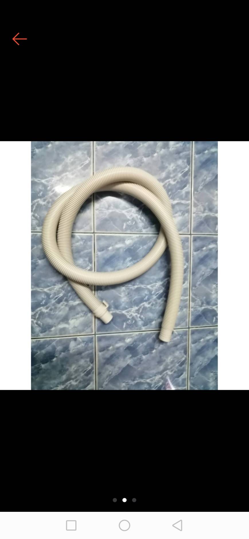 0000070 ท่อน้ำทิ้ง เครื่องซักผ้า อ่างล้างจาน ยาว 2 เมตร