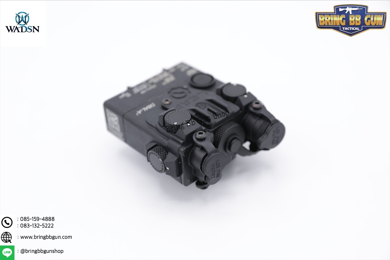 กล่องAN/PEQ-15A รุ่น DBAL-A2 (เลเซอร์ชี้เป้าอย่างเดียว) ยี่ห้อ WADSN รุ่น บอดี้พลาสติก (Dual Beam Aiming Laser - Advanced2)