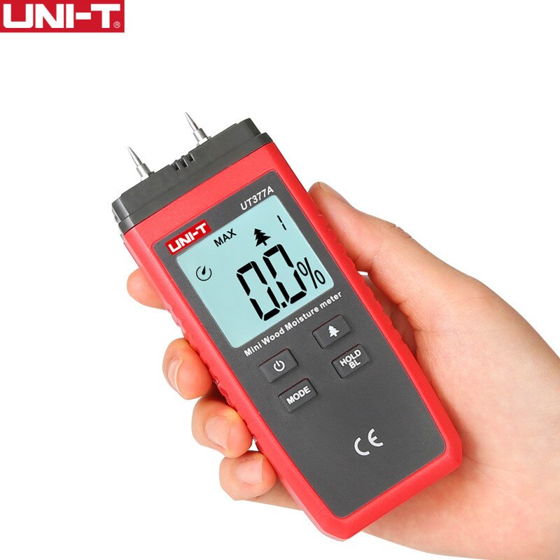 UNI-T UT377A ความชื้นไม้ไม้ดิบวัสดุ/กระดาษ/ไม้อัด/ความชื้นความชื้น
