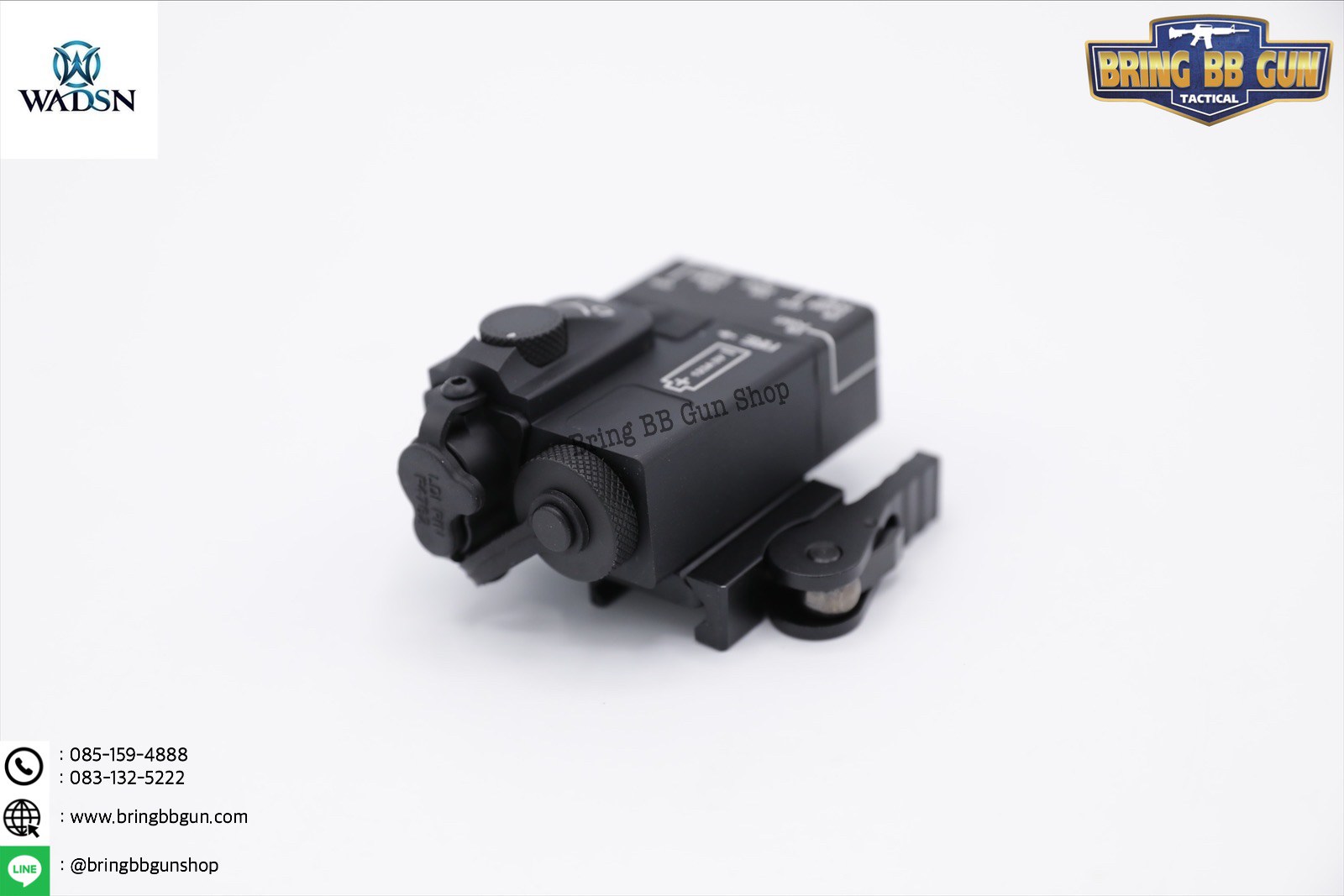 กล่องเลเซอร์ชี้เป้า(เลเซอร์สีแดง) DBAL MIni ยี่ห้อ WADSN รุ่น บอดี้อลูมิเนียม Dbal-Mini Aiming Devices (Red&IR Laser)