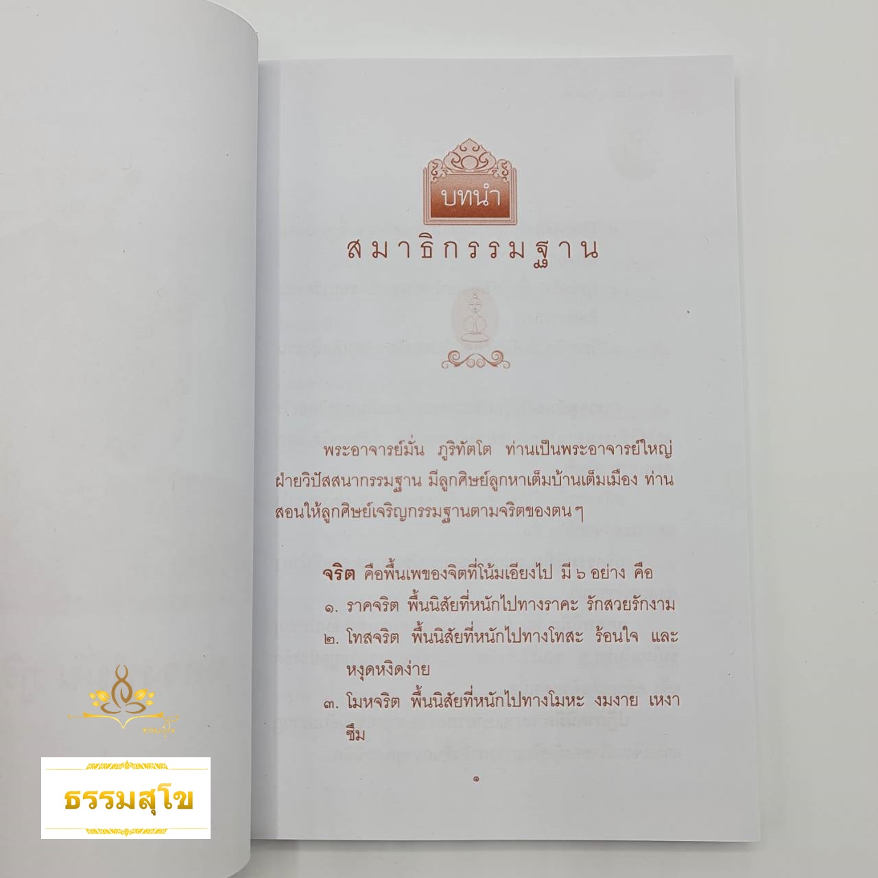หลวงปู่มั่น ภูริฑัตโต กรรมฐาน ๔๐ สมาธิแบบพระพุทธเจ้า