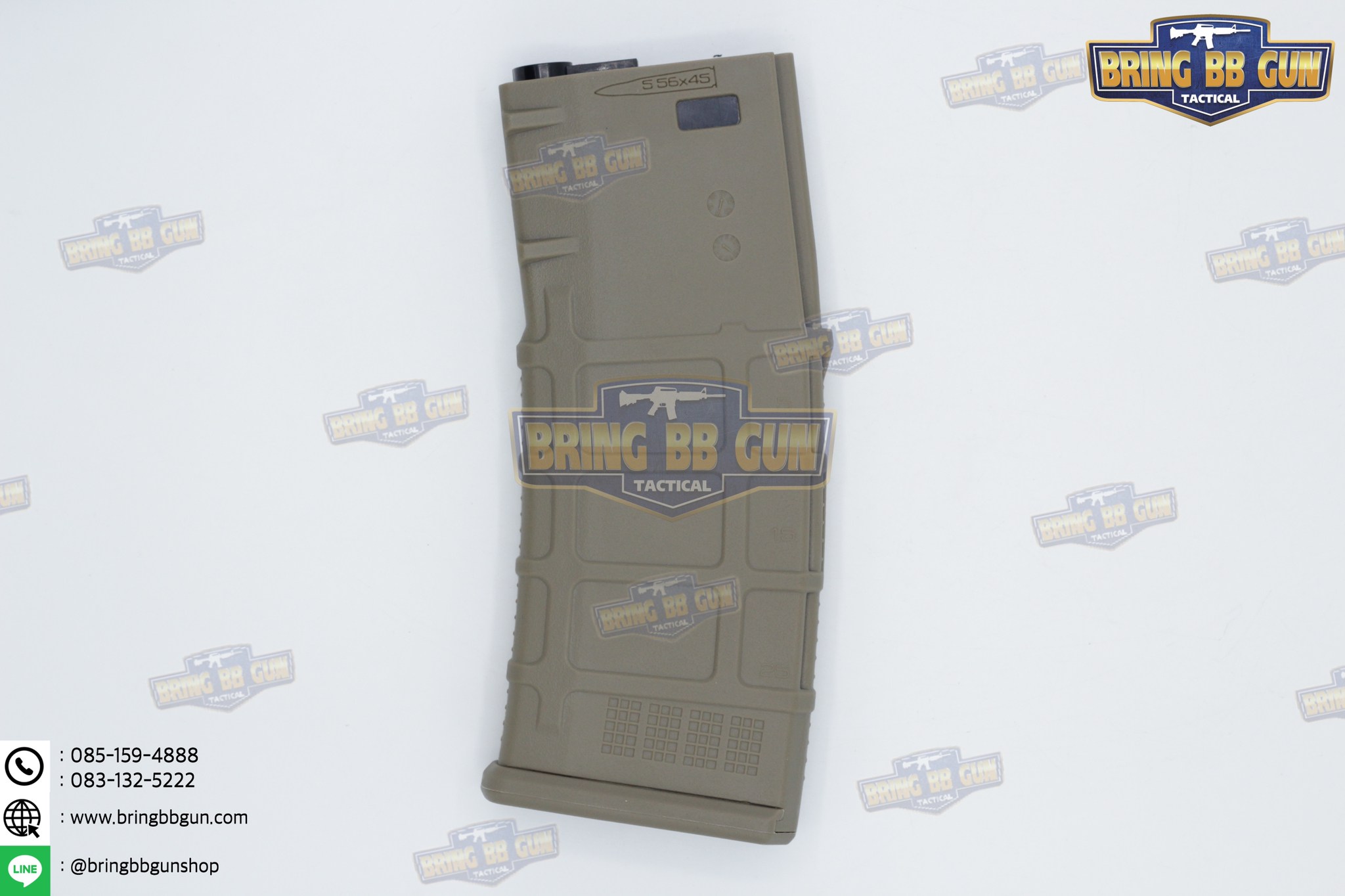 แม็กกาซีน M4 แบบstand(ไม่ต้องปั่น) ทรง P-mag (P-mag Mid-cap magazine)