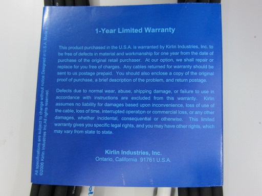 สายแจ๊คกีต้าร์อย่างดี 6 เมตร KIRLIN ใช้ได้ทั้งกีต้าร์โปร่งและไฟฟ้า ขายถูก