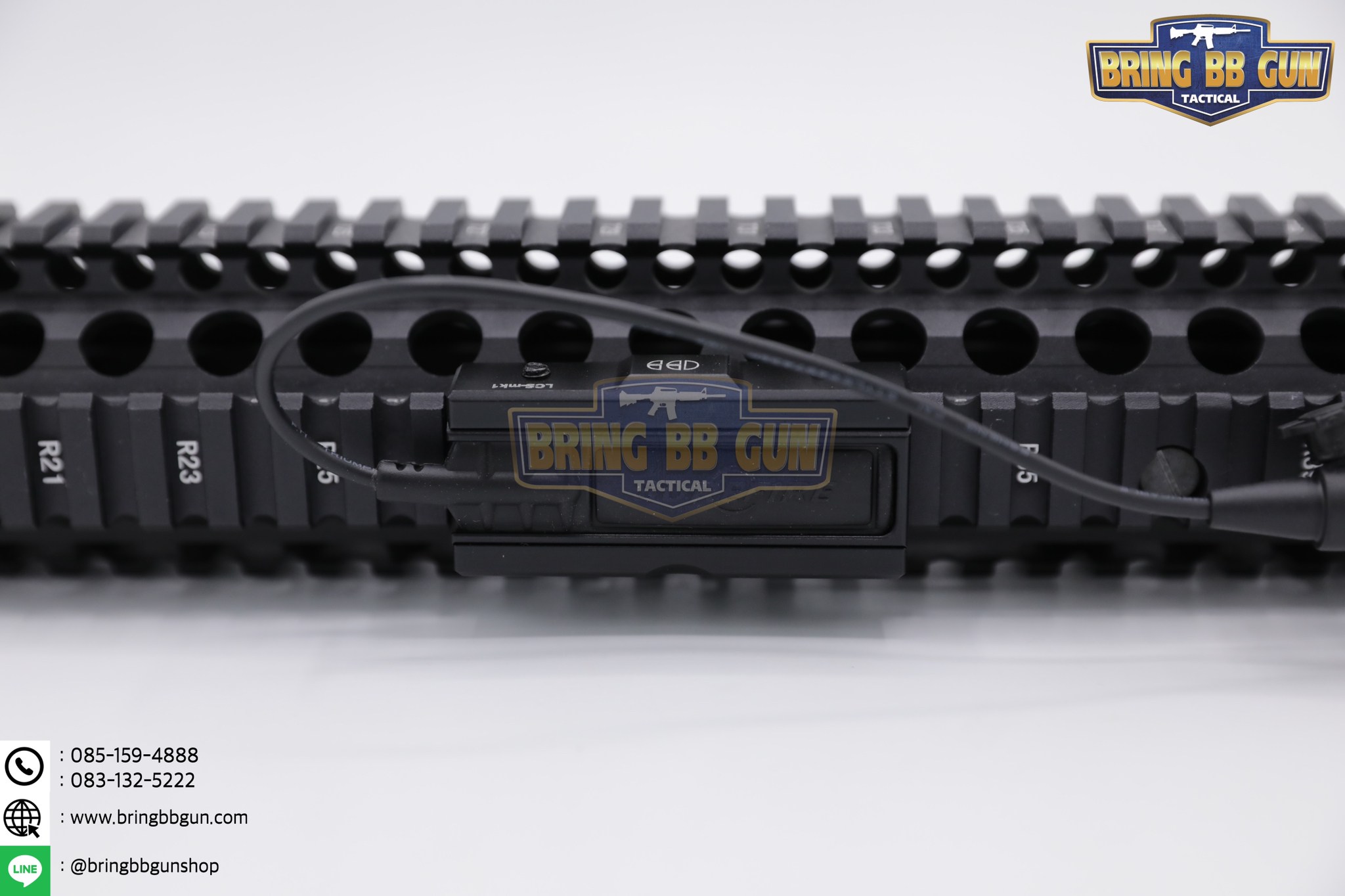 LCS ยี่ห้อ Cloud Defensive (ตัวจับสวิตช์หางหนูของไฟฉาย) รุ่น ระบบราง Picatinny (รางรถไฟ,ราง20mm.) (Light Control System) (ใช้ได้กับชุดหน้าระบบราง Picatinny เท่านั้น)