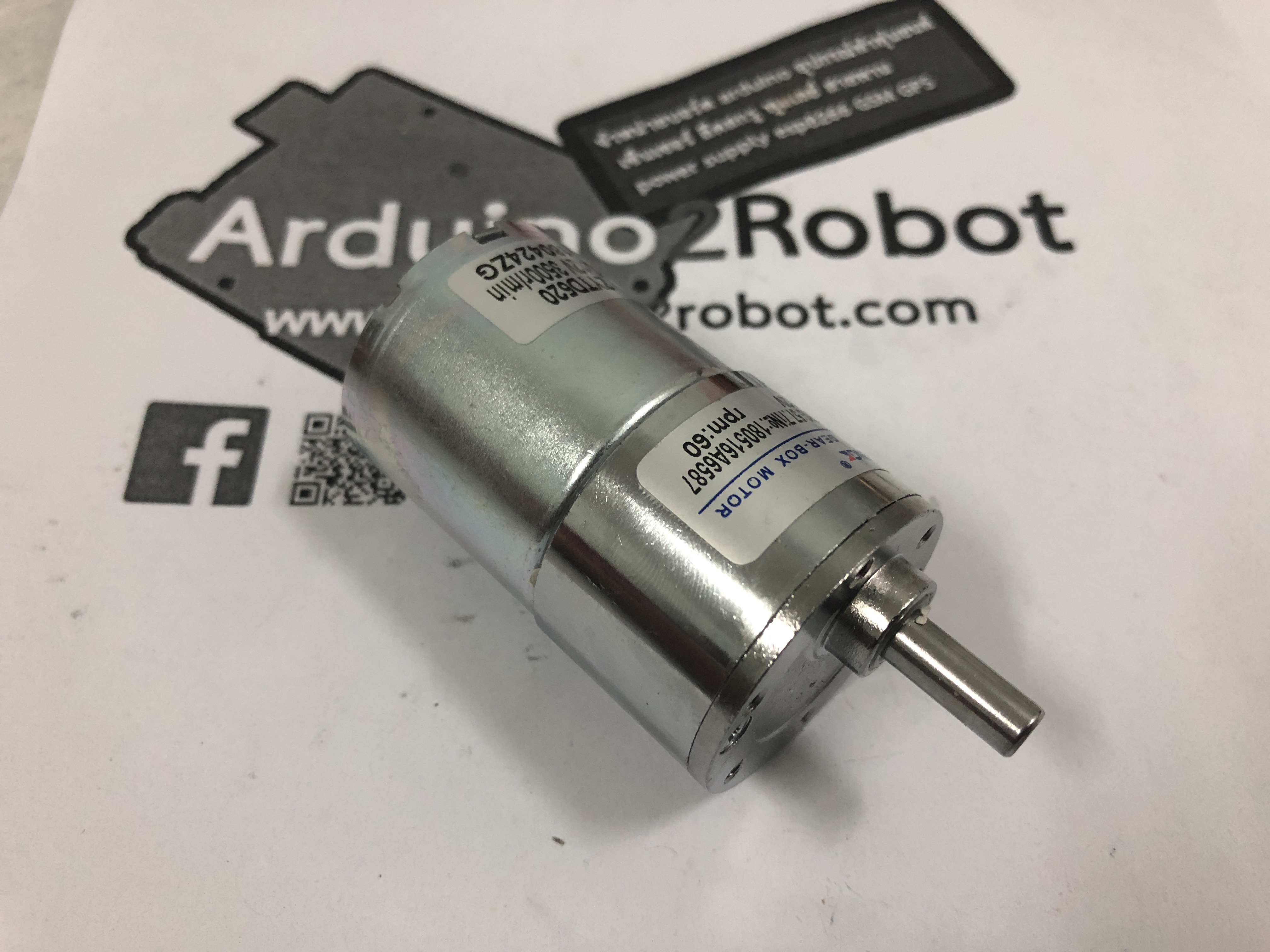 12V 60RPM DC Gear motor
