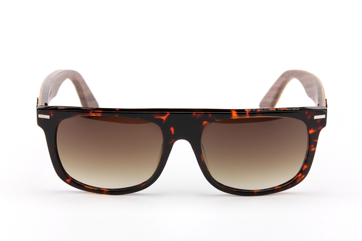 แว่นกันแดดขาไม้ Weekend Duet Collection Berlin Havana (Light)