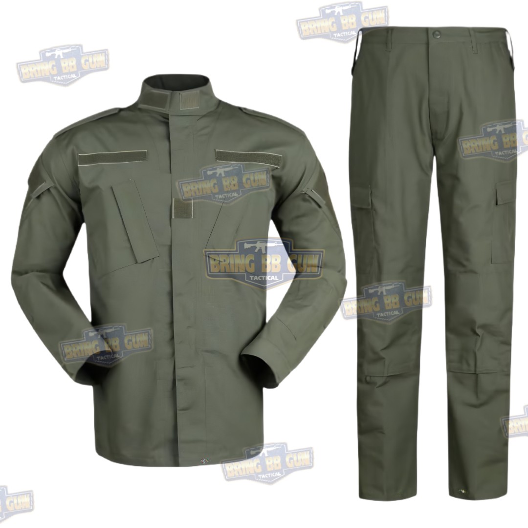 ชุดฝึกพราง (เสื้อ+กางเกง) (ชุด BDU) (Battle Dress Uniform) (ชุดเครื่องแบบลายพราง)