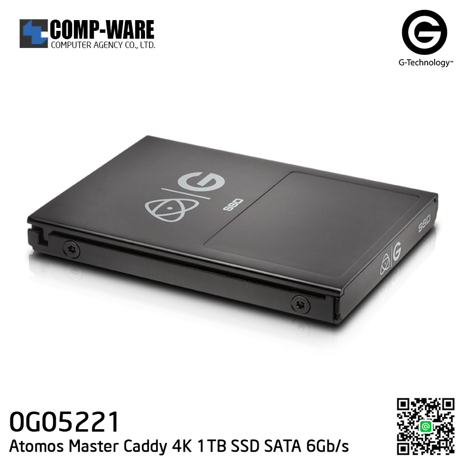 G-Technology Atomos Master Caddy 4K 1TB SSD SATA 6Gb/s Hard Drive - Black (0G05221)