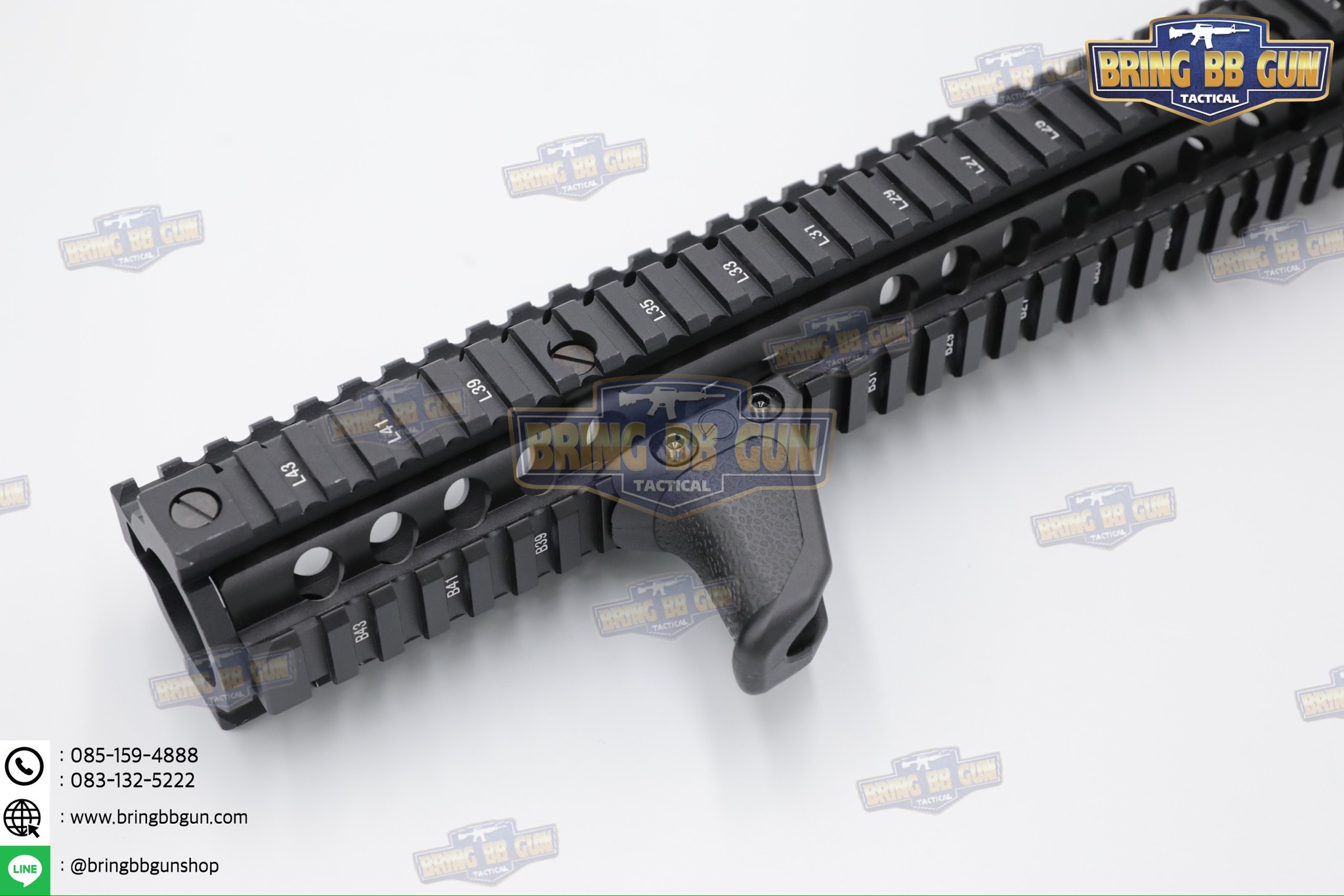 กริ๊ปมือหน้าทรง Emissary Development Handbrake รุ่น Picatinny (ราง 20mm.) (Angled Foregrip) (ใช้ได้กับชุดหน้าระบบราง Picatinny เท่านั้น)