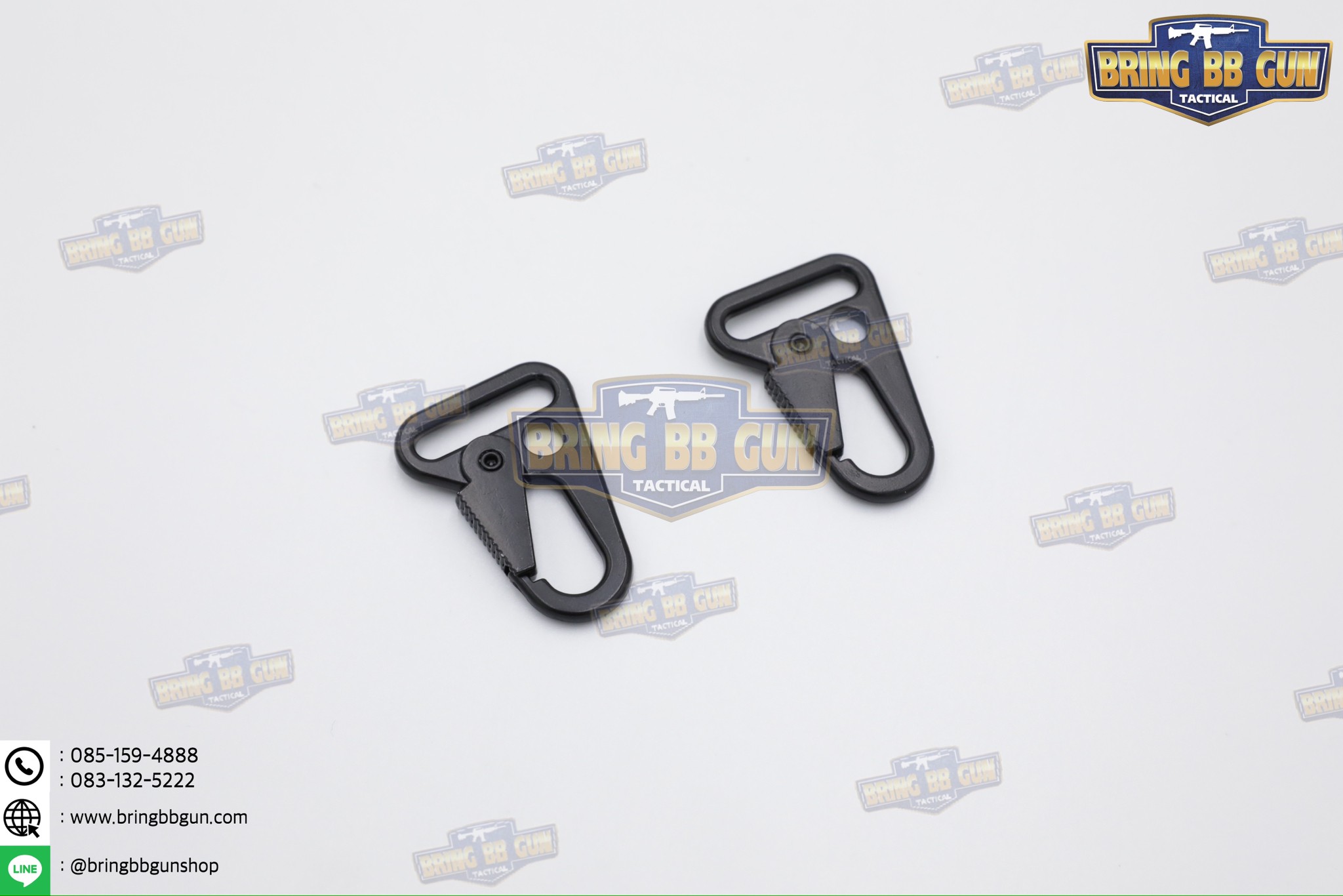 ตะขอปากนกอินทรีย์ (ตะขอพวงกุญแจ) (HK Sling Hook) (HK hook โลหะ) (military grade clip)