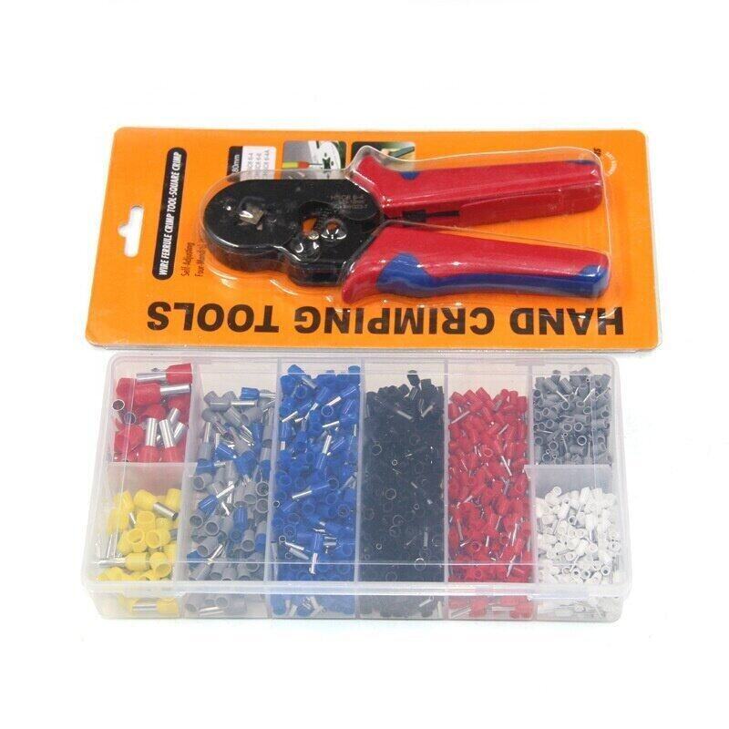 คีมย้ำหางปลา HSC8 6-4A + ชุด Terminal Kit 800 pcs คีมตัดสายไฟ700/800/1020/1200สาย | HSC8-6-4A | OL-PL-HSC8-6-4A