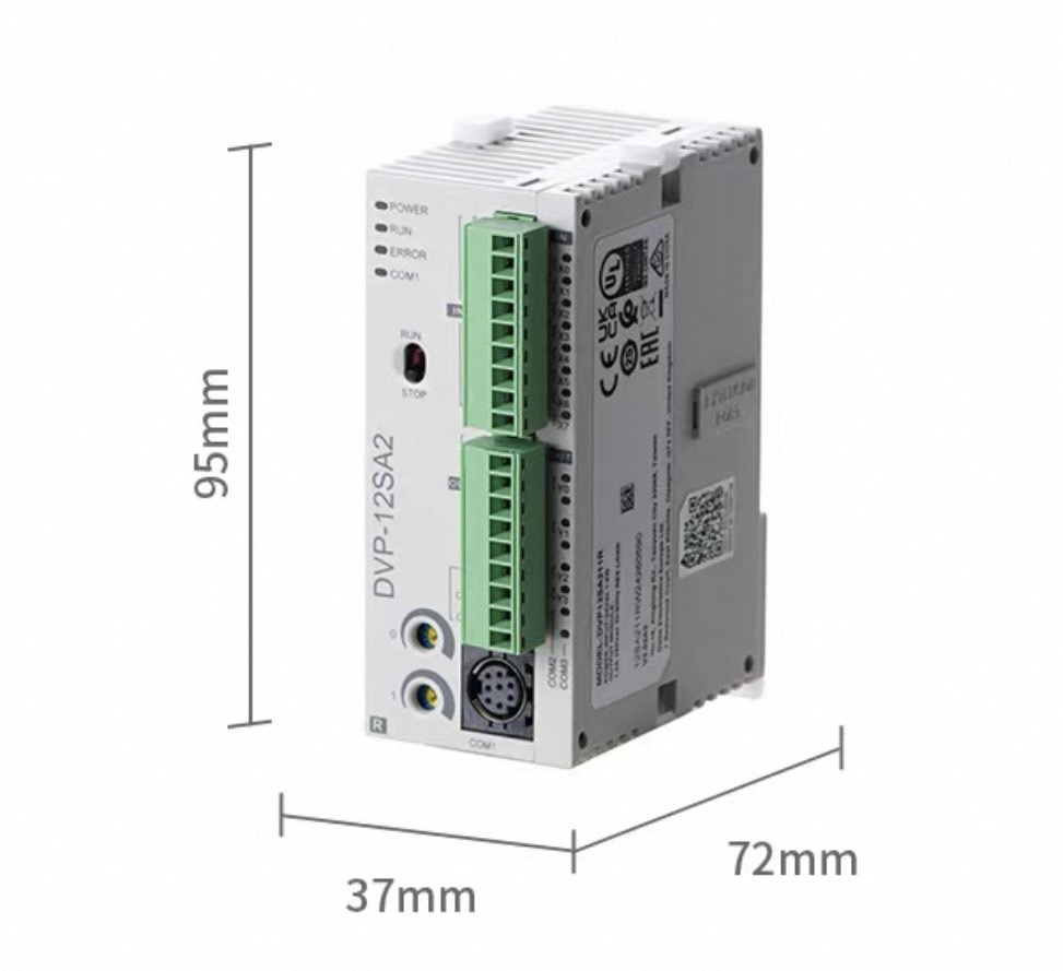 Delta PLC DVP12SA211R 8DI/4DO 24V (Relay)