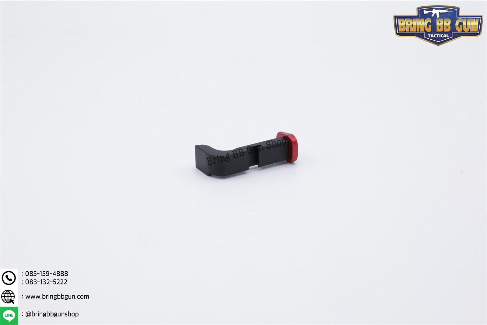 ปุ่มปลดแม็กกาซีน ปืนสั้นGlock งานอลูมิเนียม สำหรับปืนสั้น : Glock 17/18/19 (ยี่ห้อWE)