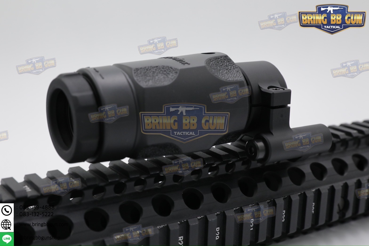 ขาจับดอท+ขาจับซูมหลังดอท Arisaka (แบบ Low) (สำหรับดอท Aimpoint Micro T1/T2 และ ซูมหลังดอท Aimpoint) (Low Aimpoint Micro Mount) (Low Magnifier Mount) (Aimpoint T-2 Magnifier Mount) (Red Dot Flip Mount) (RDF) (Micro Footprint) (Optic Mount)