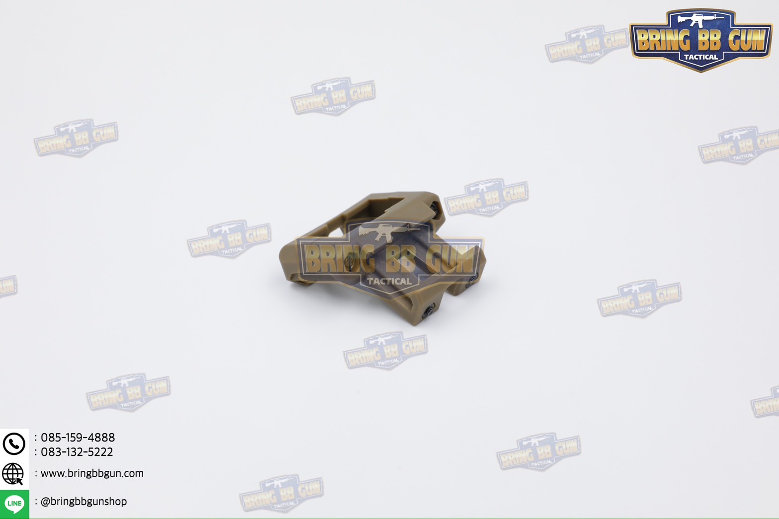 เคสสวิตซ์หางหนูแบบคู่ จับราง Picatinny (เอียง45องศา) (เคสสวิตซ์หางหนู2ทาง) (Dual Picatinny Offset for Modbutton Lite)