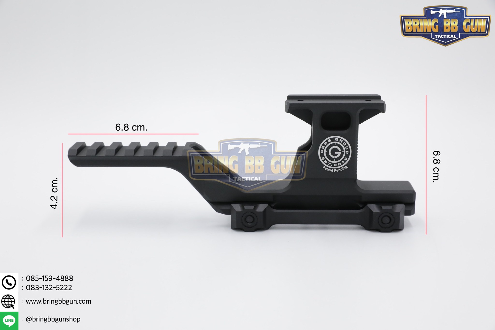 ขายกดอทสูง Hydra (Hydra Mount) (GBRS Group Hydra Mount Kit) สำหรับเรดดอท : Aimpoint T1/T2 , Maverick