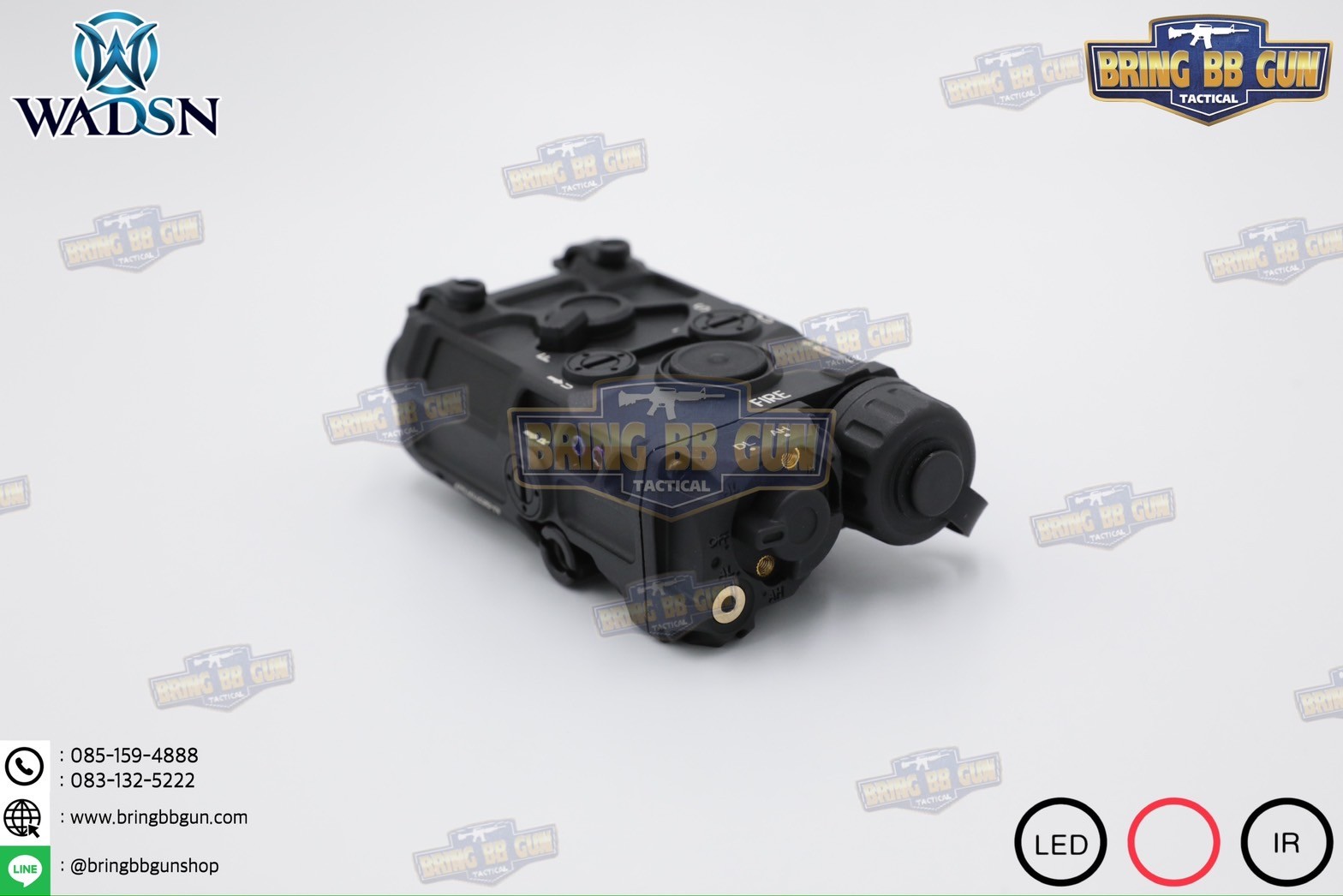 กล่อง Eo-tech OGL ยี่ห้อ WADSN รุ่น พลาสติก (เลเซอร์ชี้เป้าสีแดง) (OGL) (EOTECH OGL) (ON-GUN-LASER)