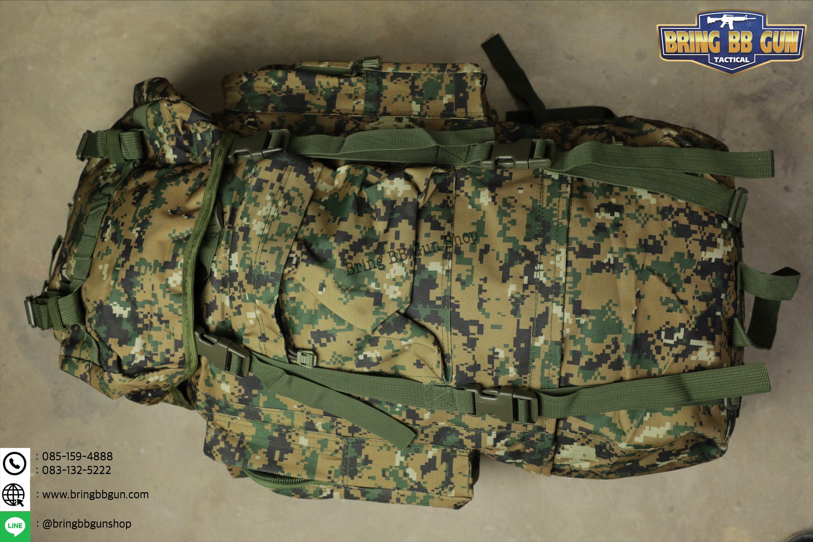 กระเป๋าเป้ รุ่นโครงเหล็ก