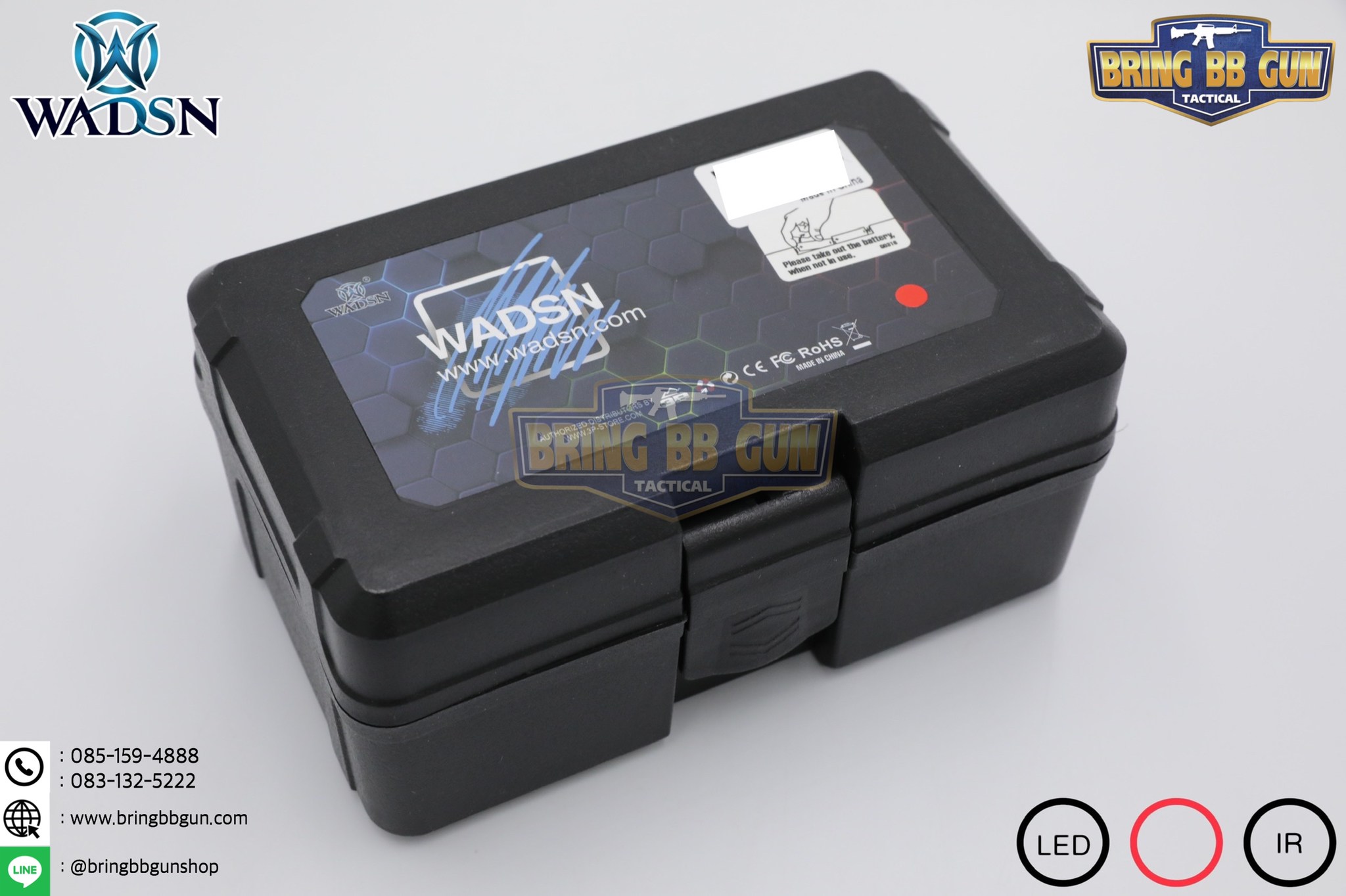 กล่อง PEQ-15 LA-5C Laser Pointer ยี่ห้อ WADSN รุ่น Real Grade (รุ่น Top) รุ่นไฟฉาย และ เลเซอร์สีแดง