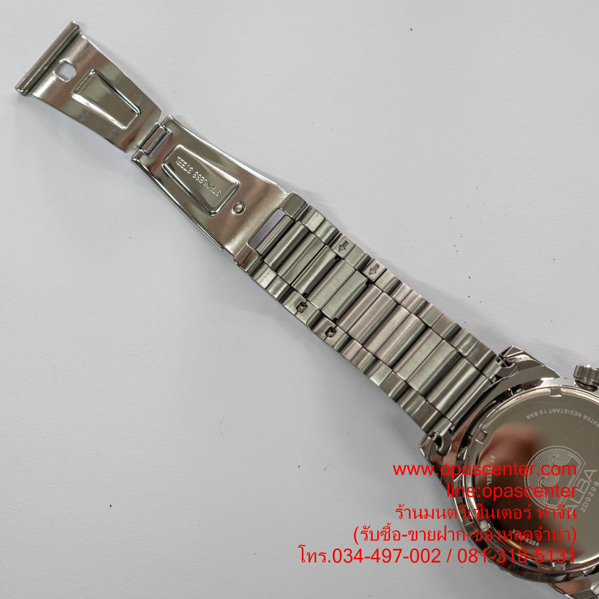 นาฬิกาข้อมือผู้ชาย Alba Active AG8M05X Quartz Men Watch มือสอง สภาพใหม่ มีกล่อง