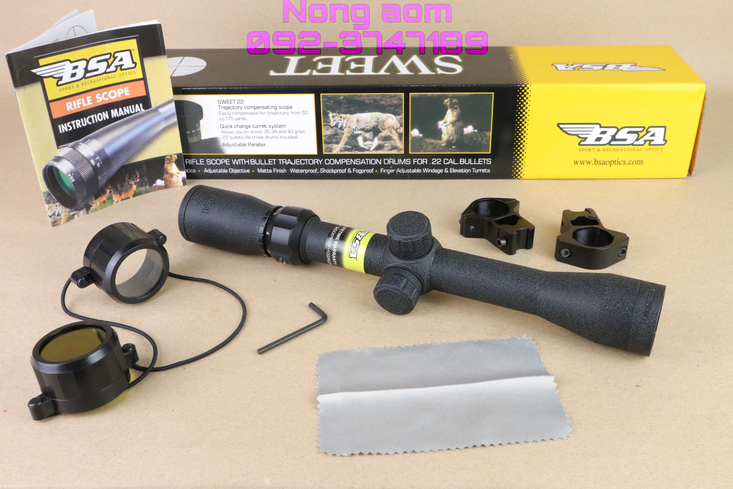 กล้องติดปืน BSA 3-9x32