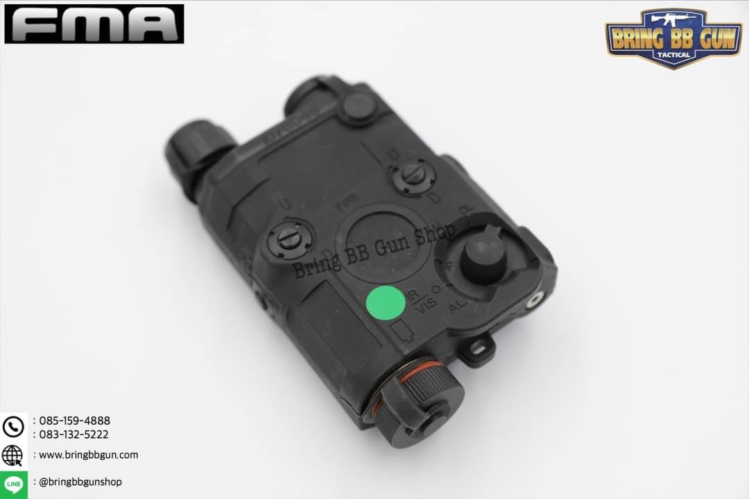 ไฟฉาย+เลเซอร์สีแดง PEQ-15/LA-5C UHP ยี่ห้อ FMA (กล่องแบตไฟฉาย+เลเซอร์สีแดง)