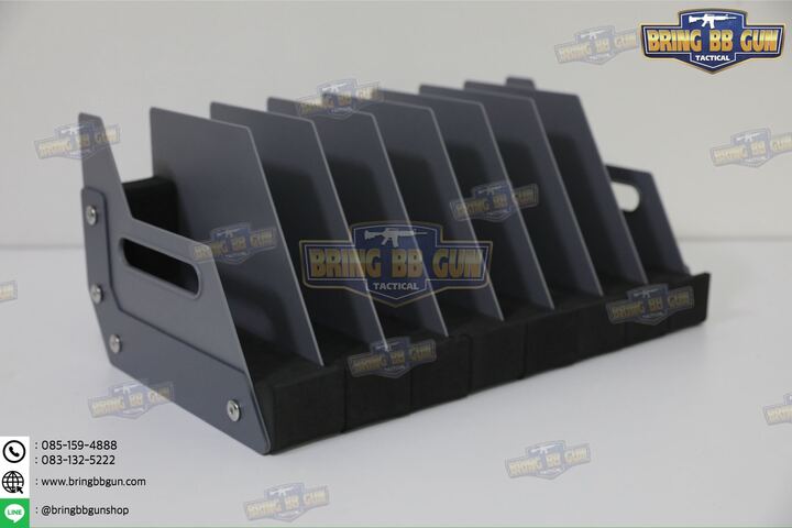 ชั้นวางปืนสั้น (ช่วยจัดเก็บปืนสั้นให้เป็นระเบียบ) (Pistol Stroage Rack)