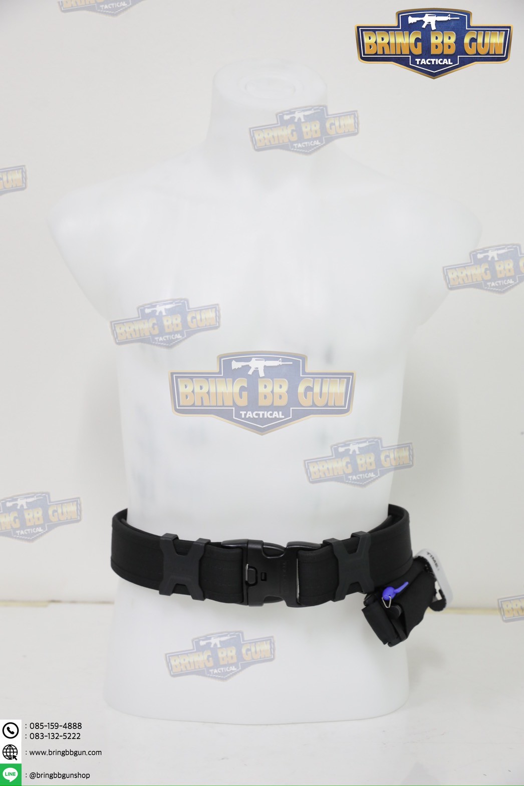 สายรัดเก็บทูนิเก้ แบบติดเข็มขัดยุทธวิธี/เสื้อเวส Version 2 ยางยืด(สำหรับเก็บทูนิเก้) แบบติดเข็มขัดยุทธวิธี/เสื้อเวส สายรัดจัดเก็บอุปกรณ์ทูนิเก้ แบบตีนตุ๊กแก (Belt Mounted Elastic Tourniquet Version 2) (Elastic TQ Holder) (Tourniquet Holder)