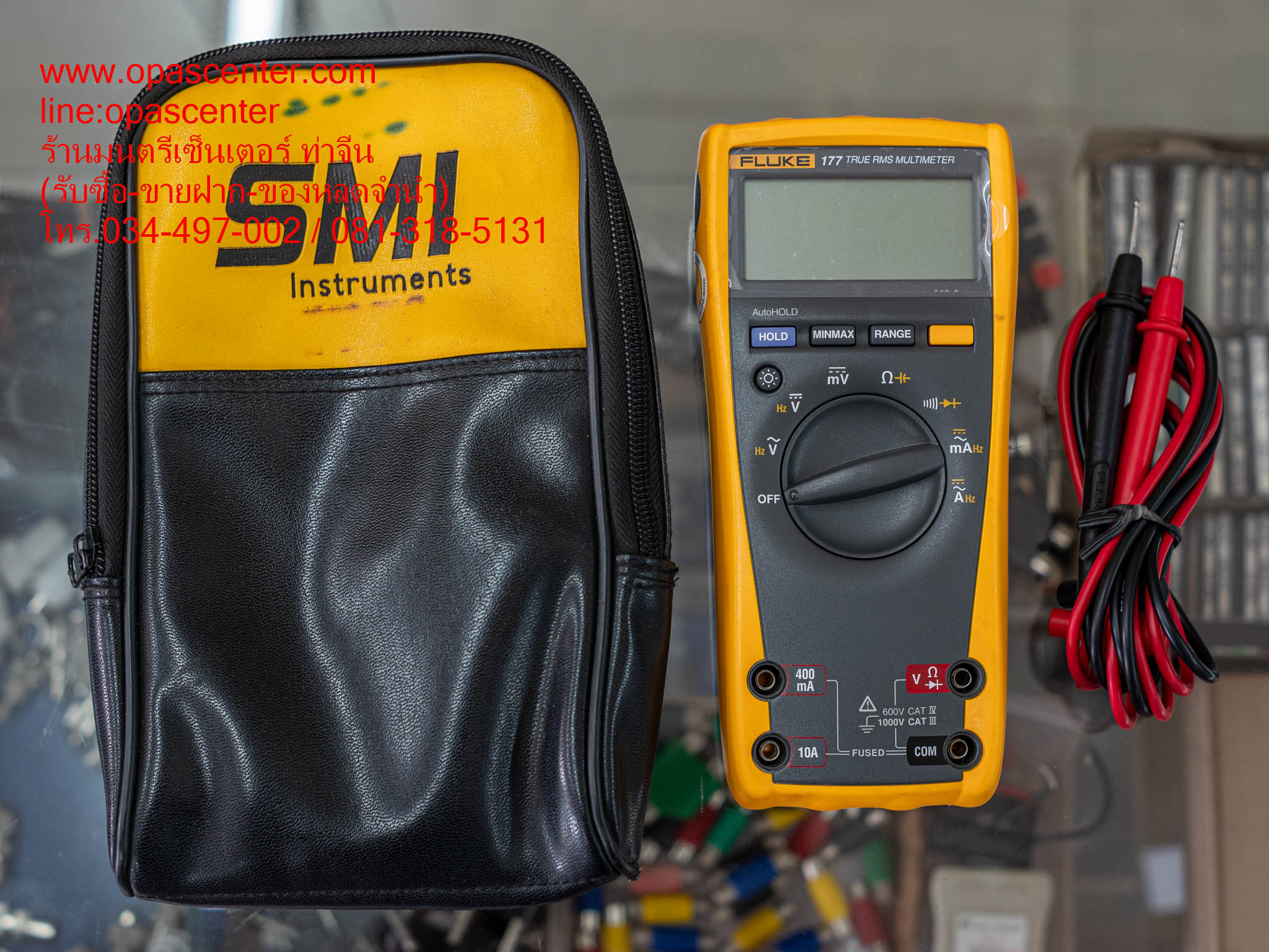 FLUKE 177 EJKCT ดิจิตอลมัลติมิเตอร์ขนาด 1000V & 10A มือสอง สภาพใหม่