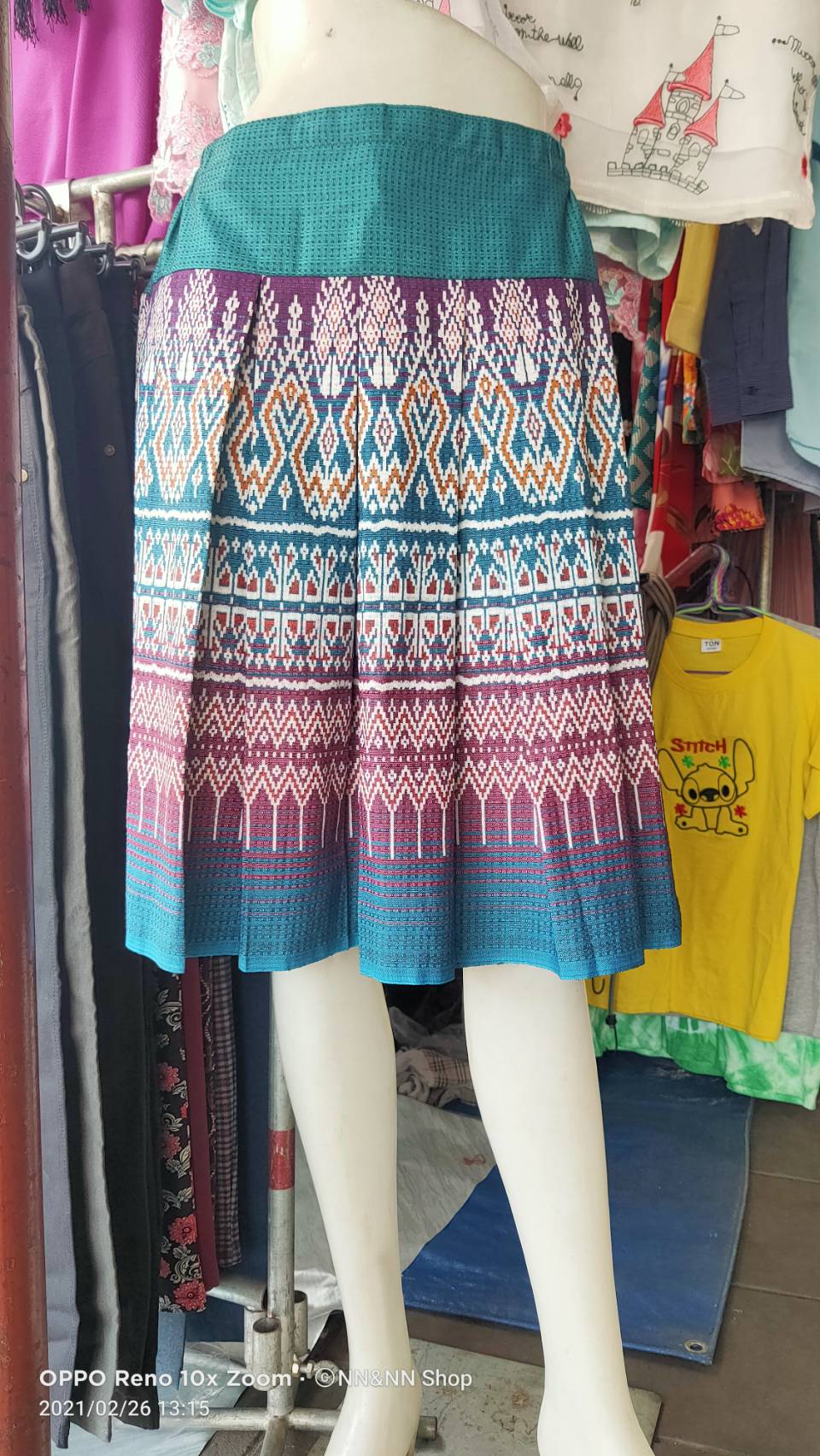 NNandNN Shop 6 0001 กระโปรงจีบทวิส หลายสี 34