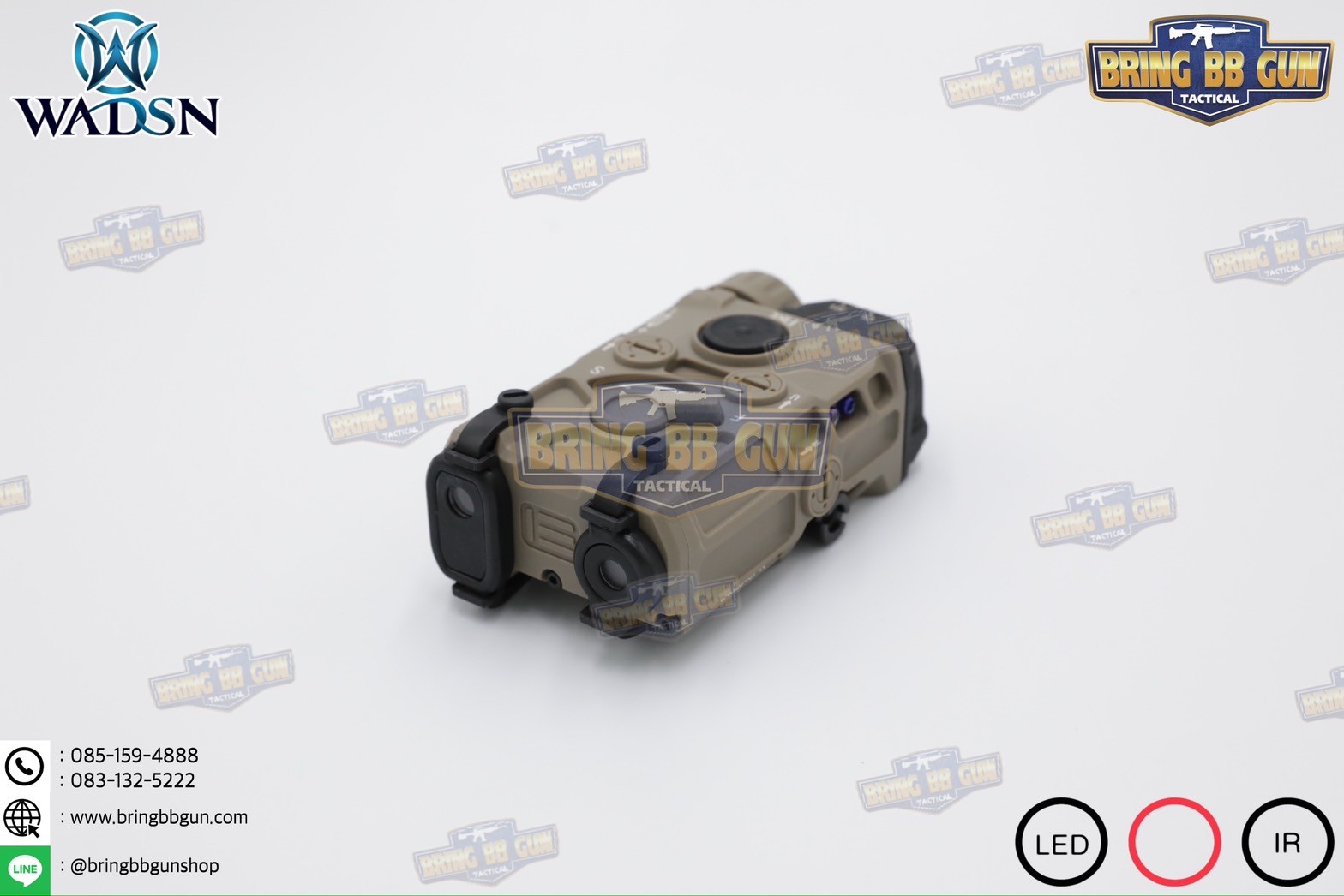 กล่อง Eo-tech OGL ยี่ห้อ WADSN รุ่น พลาสติก (เลเซอร์ชี้เป้าสีแดง) (OGL) (EOTECH OGL) (ON-GUN-LASER)