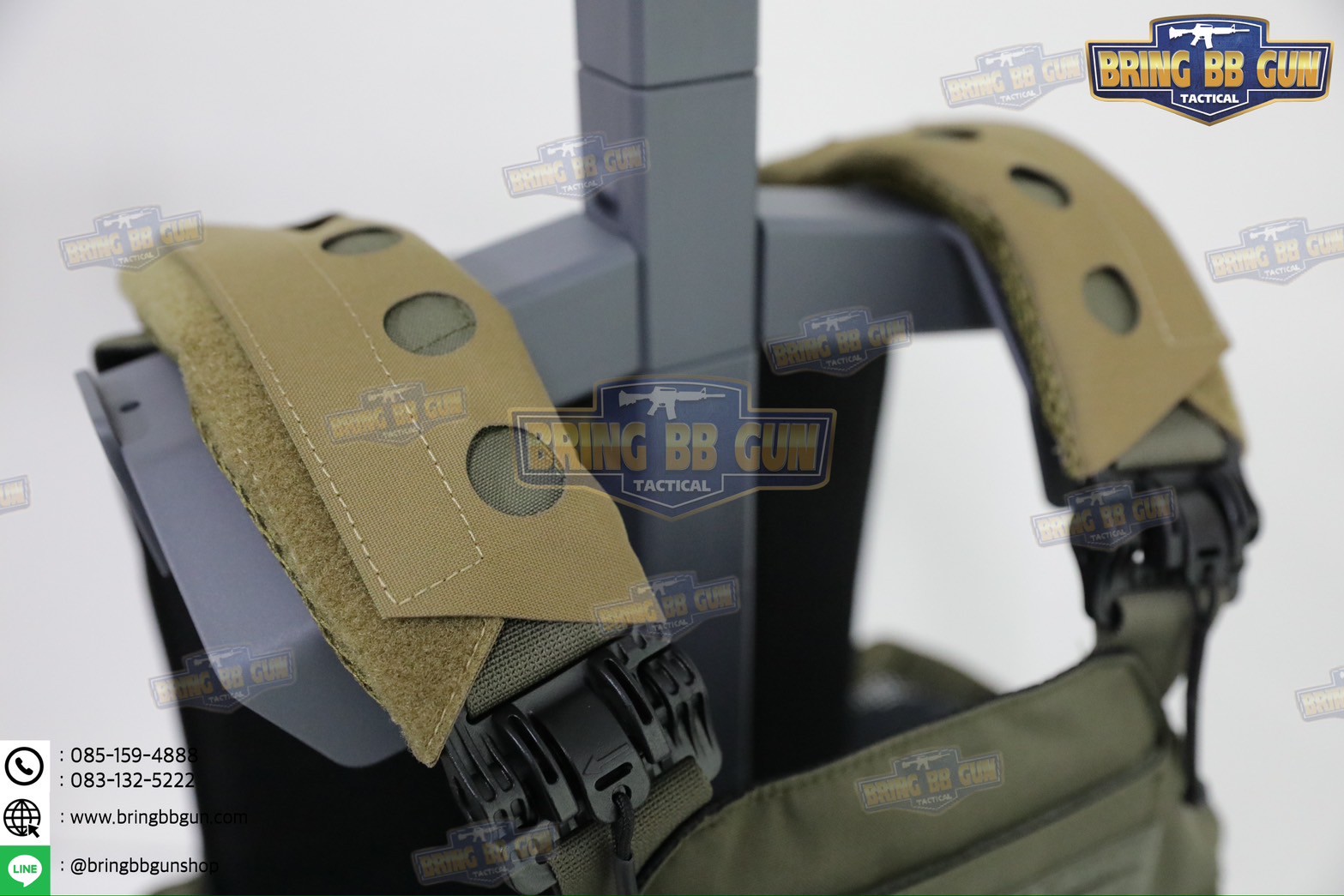 รองบ่าติดเสื้อเวส ทรง Ferro (แผ่นฟองน้ำรองบ่า) (แผ่นรองไหล่) (Shoulder Pads)