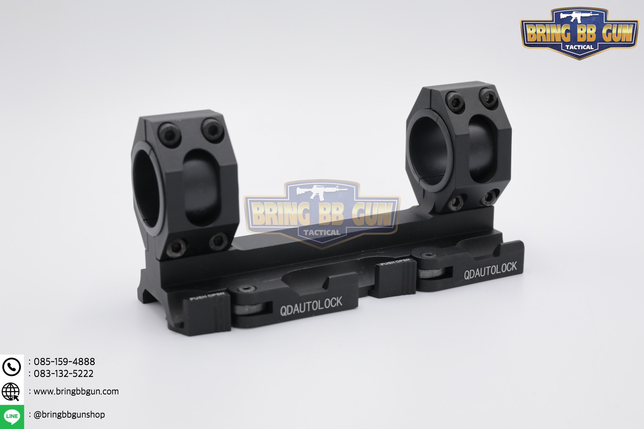 ขาจับกล้องคู่แบบปลดไว (ไซค์เล็ก) Scope AR Recon QD Mount ขาจับกล้องขนาดวง 25 และ 30mm. รุ่นปลดไว จับราง 20 mm.