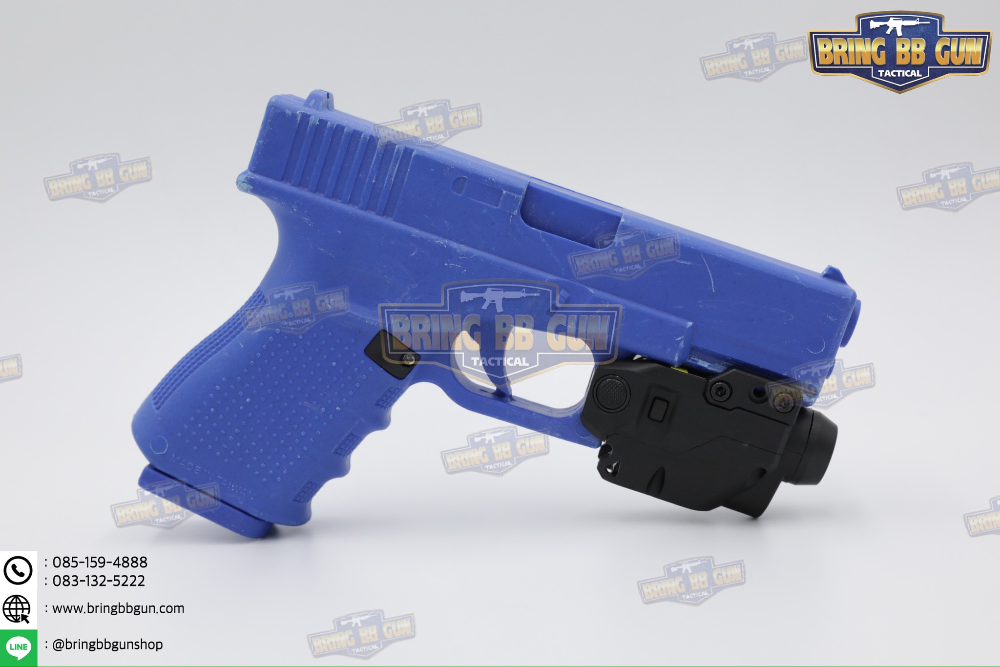 ไฟฉายและเลเซอร์ ติดปืน รุ่น B106 หัวชาร์จไฟ USB Type-C