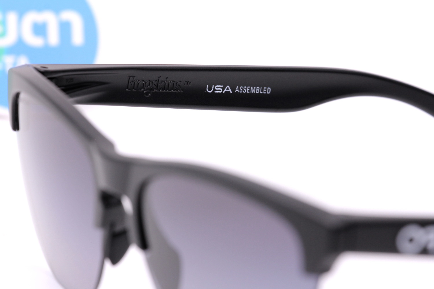 Oakley Frogskins Lite Matte Black/Prizm Grey Gradient SKU#OO9374-49