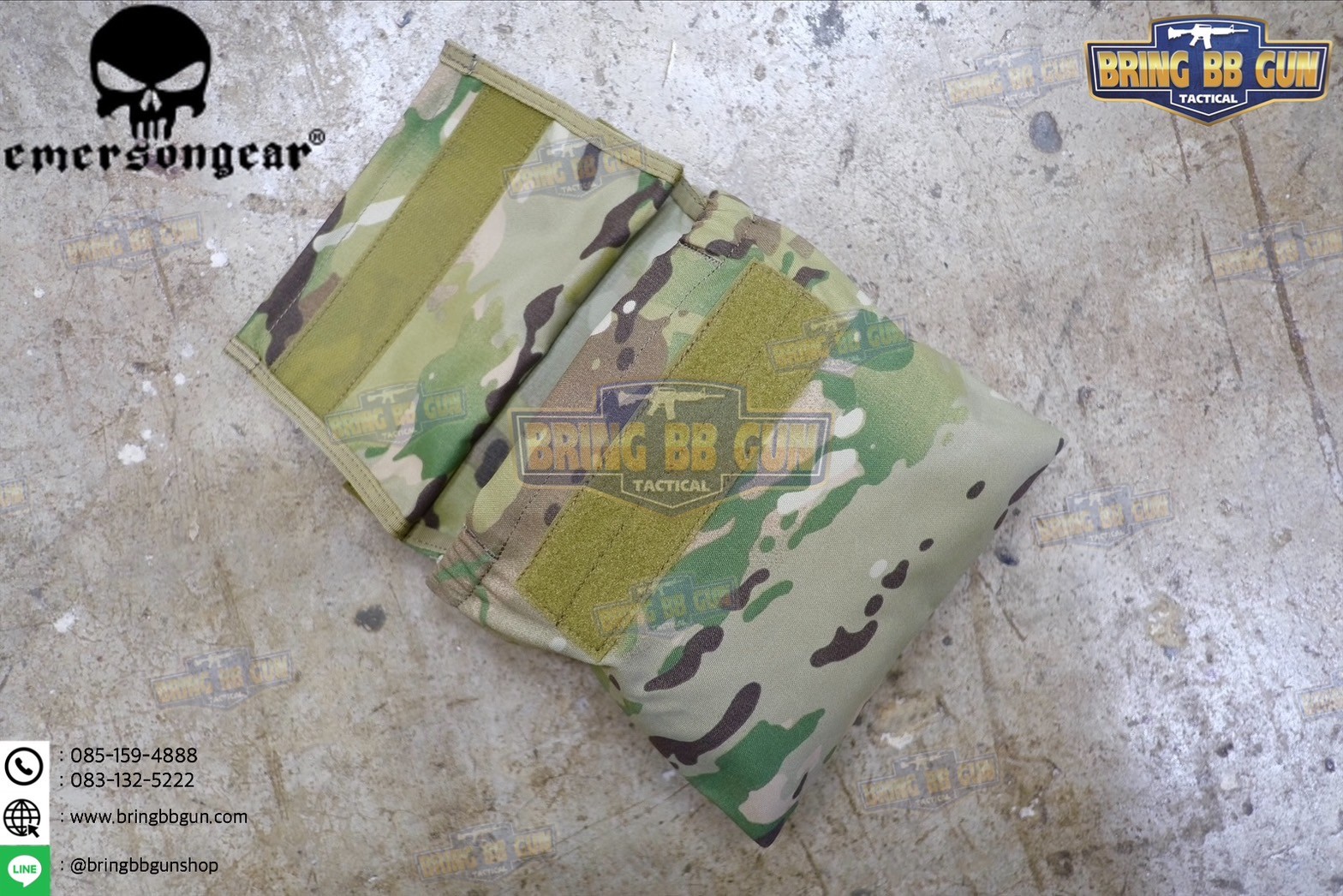 ถุงทิ้งแม็กกาซีนแบบพับได้ ยี่ห้อ Emerson (ถุงเก็บอุปกรณ์ แบบตีนตุ๊กแก) (Vest/Tactical Belt Paste Pouch)