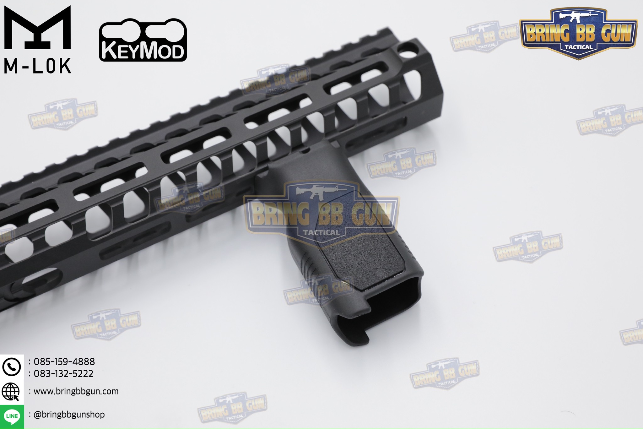 กริ๊ปมือหน้า STRIKE AVG (รุ่นยาว) (ใช้ได้กับชุดหน้าระบบราง M-Lok และ ระบบราง Keymod เท่านั้น)