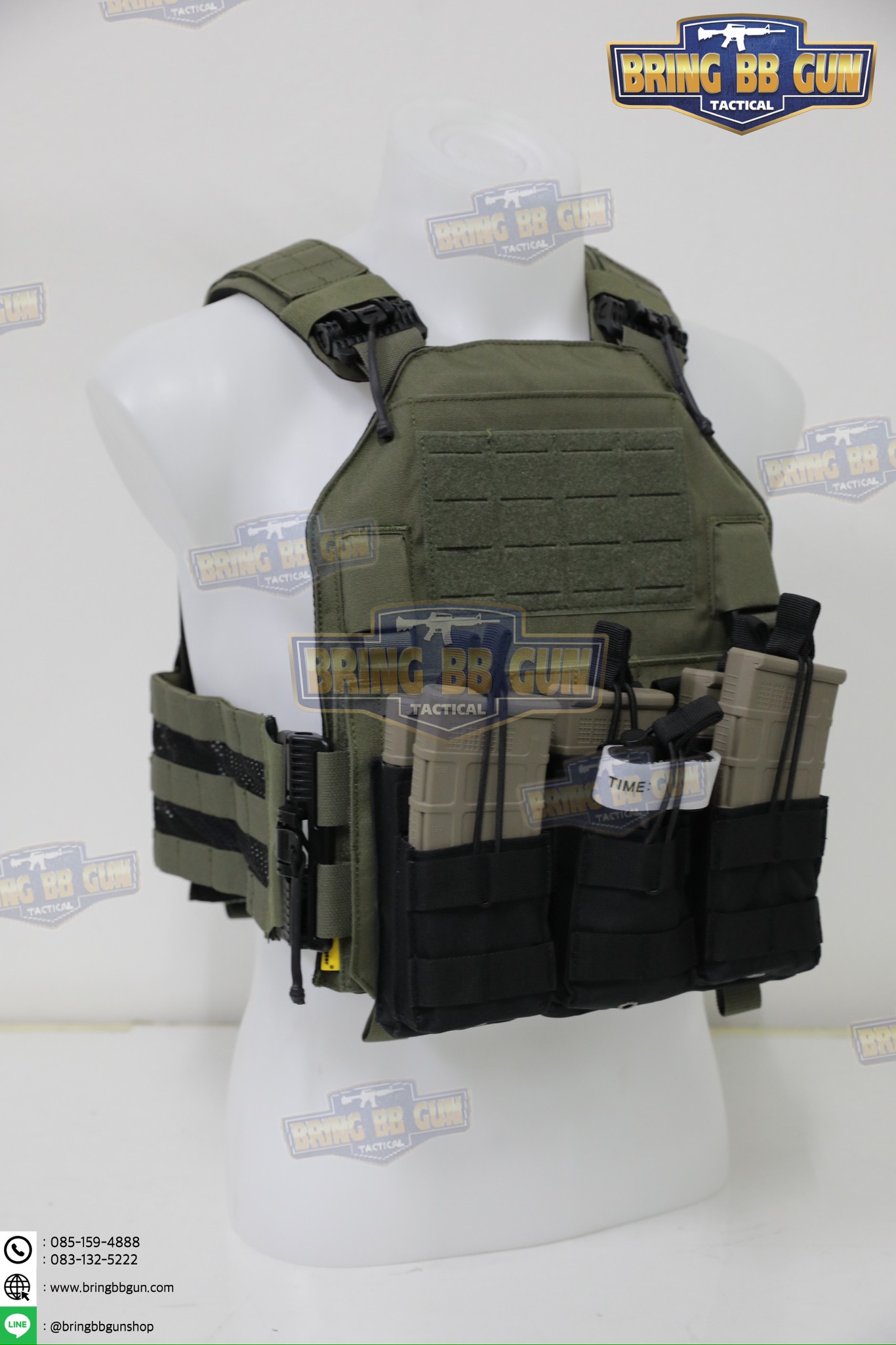 เพ้าแม็กกาซีนปืนยาว (แบบผ้า) รุ่น 6ช่อง (M6)