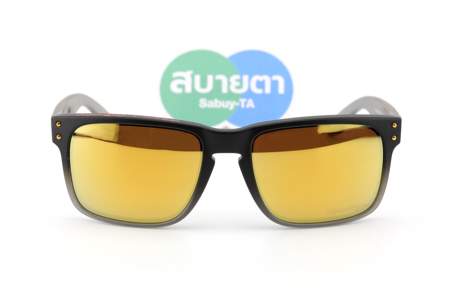 Oakley Holbrook TLD (Troy Lee Designs) Black Fade/Prizm 24K Polarized OO9102-AH