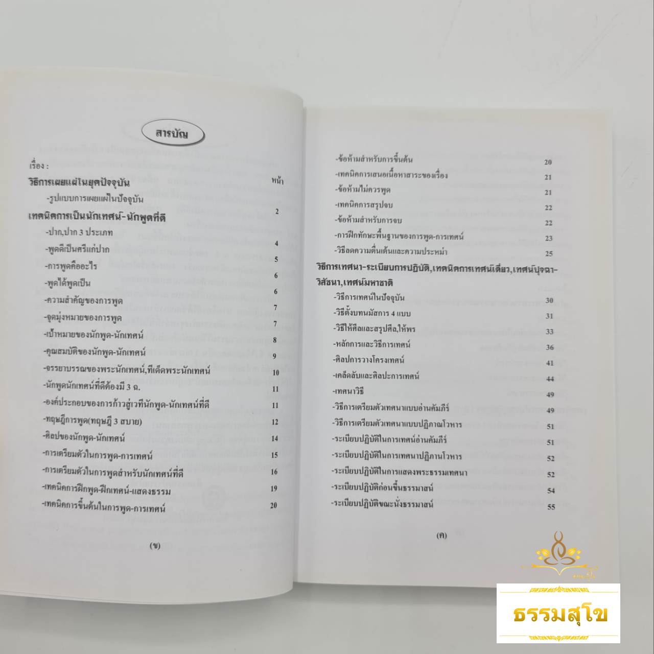 คู่มือพระนักเทศน์ : วิธีการเทศน์และเทคนิคการพูด-การสอนธรรมะ