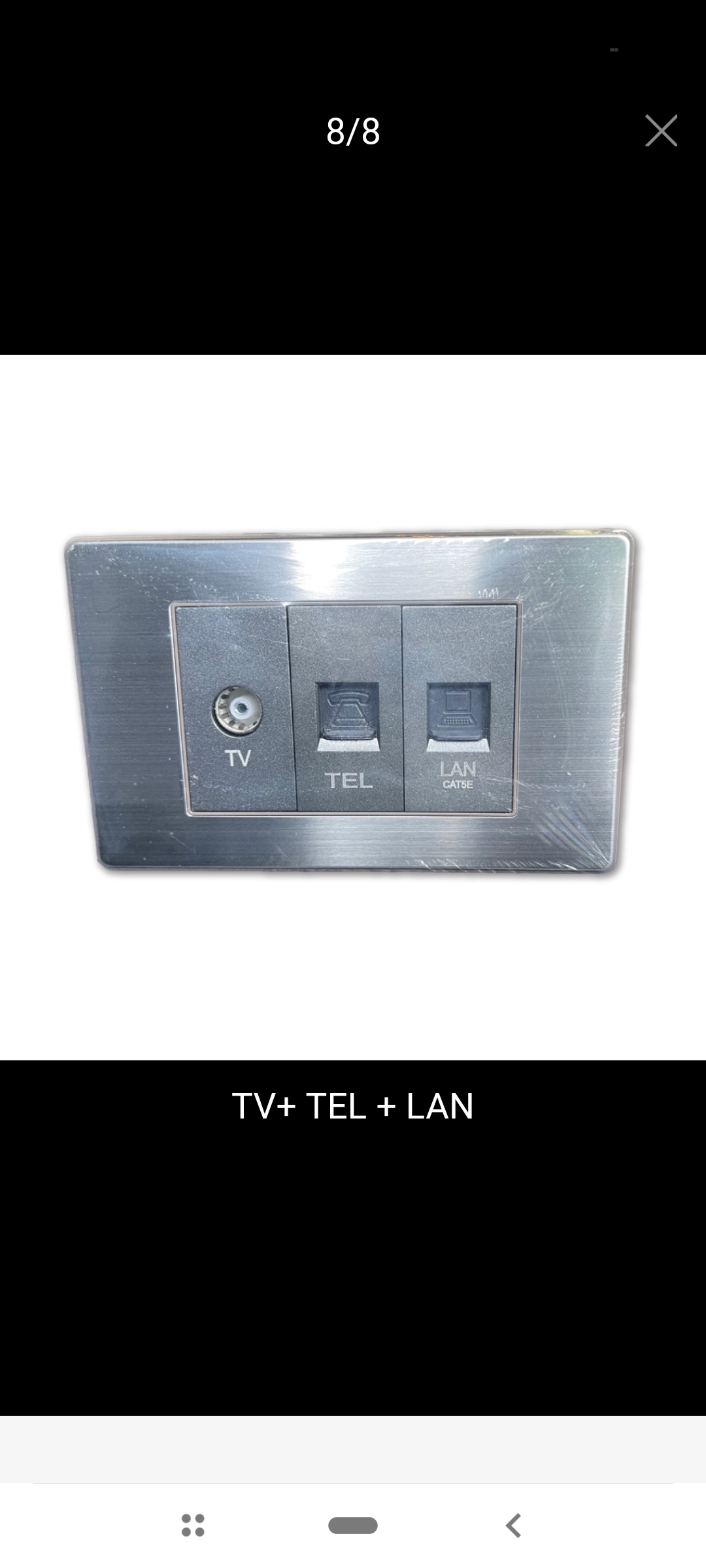 NEW!! หน้ากากกรอบสแตนเลส เต้ารับกราวคู่ ปลั๊กกราวคู่ ชุดปลั๊กไฟ ชุดสวิทซ์ Urban Series