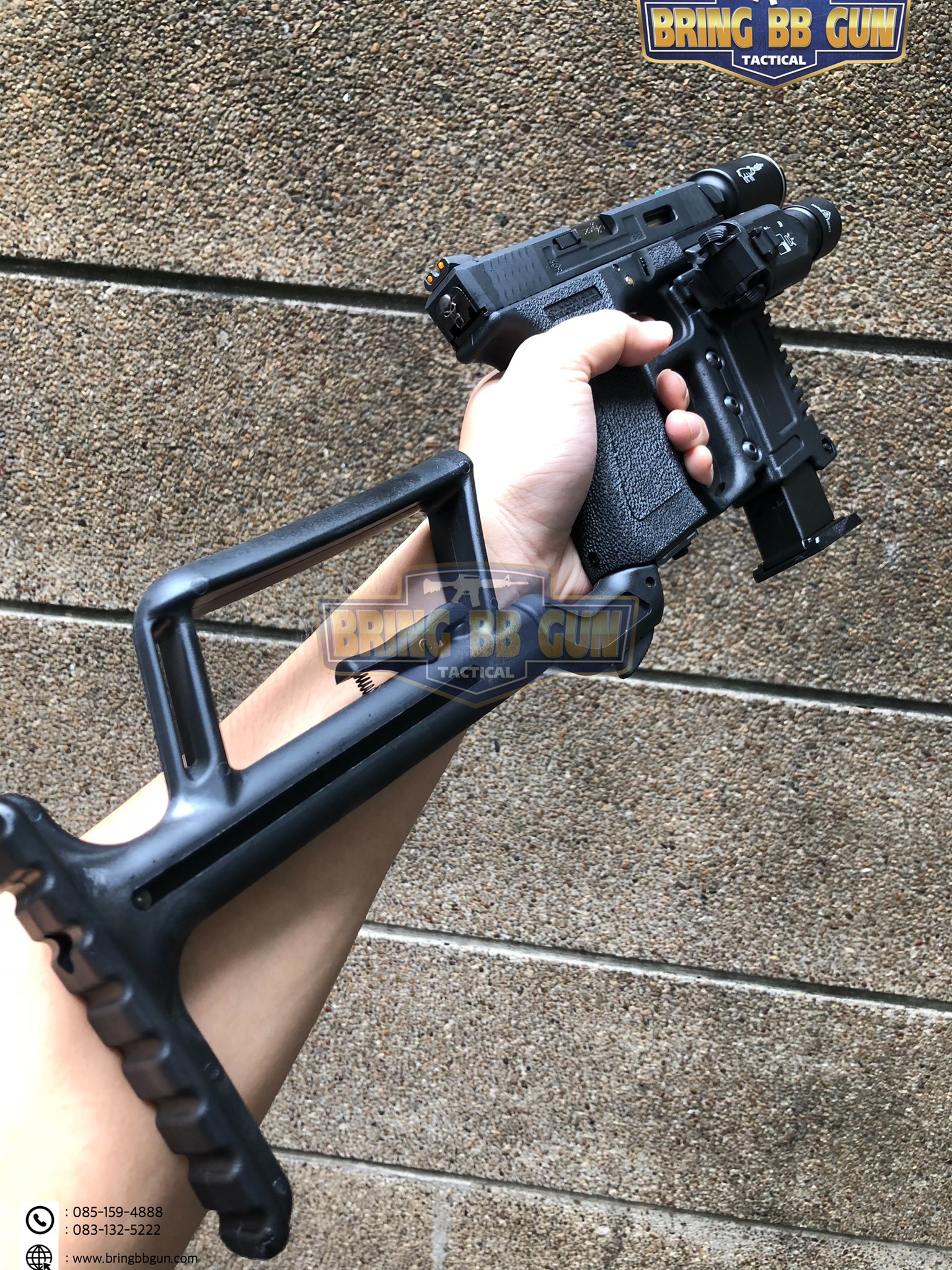 กริ๊ปมือหน้าปืน Glock ทรง Kriss