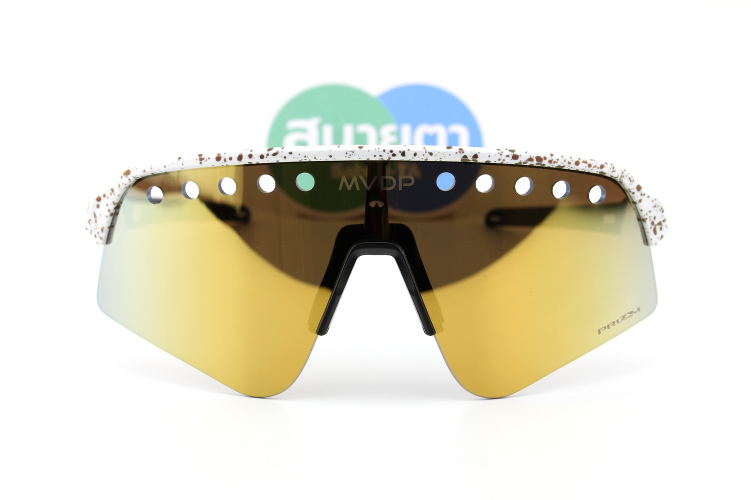 Oakley Sutro Lite Sweep MVDP Red-Gold Splatter / Prizm 24K SKU#OO9465-33