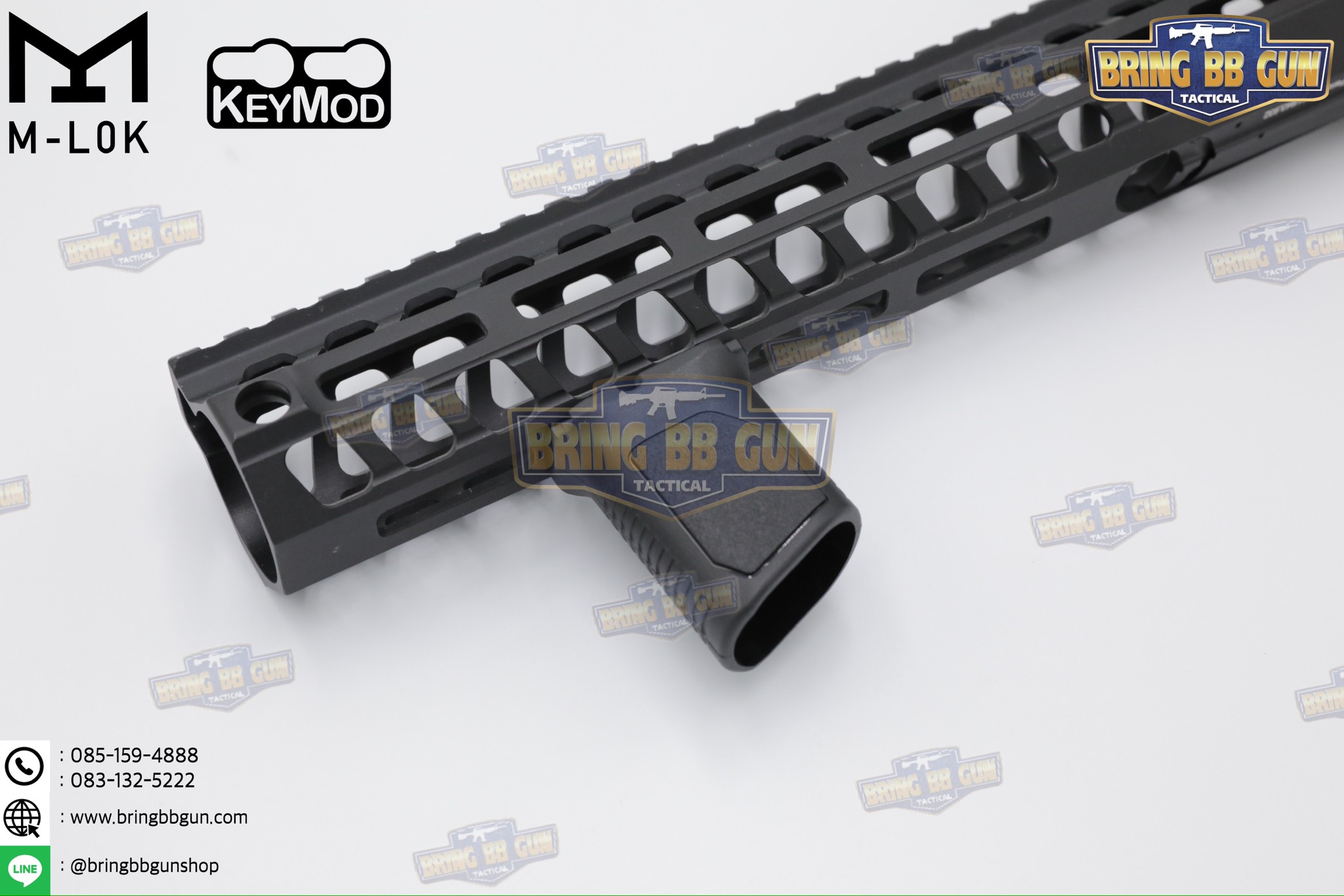 กริ๊ปมือหน้า STRIKE AVG (รุ่นสั้น) (ใช้ได้กับชุดหน้าระบบราง M-Lok และ ระบบราง Keymod เท่านั้น)