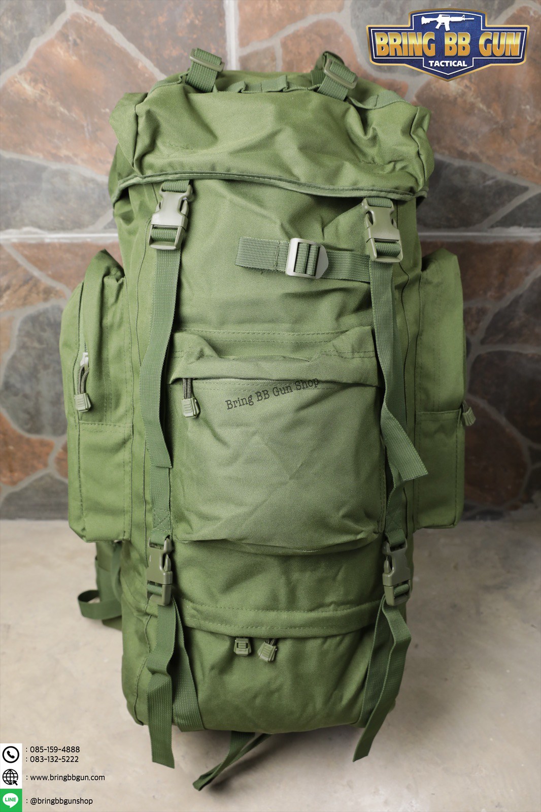 กระเป๋าเป้ รุ่นโครงเหล็ก