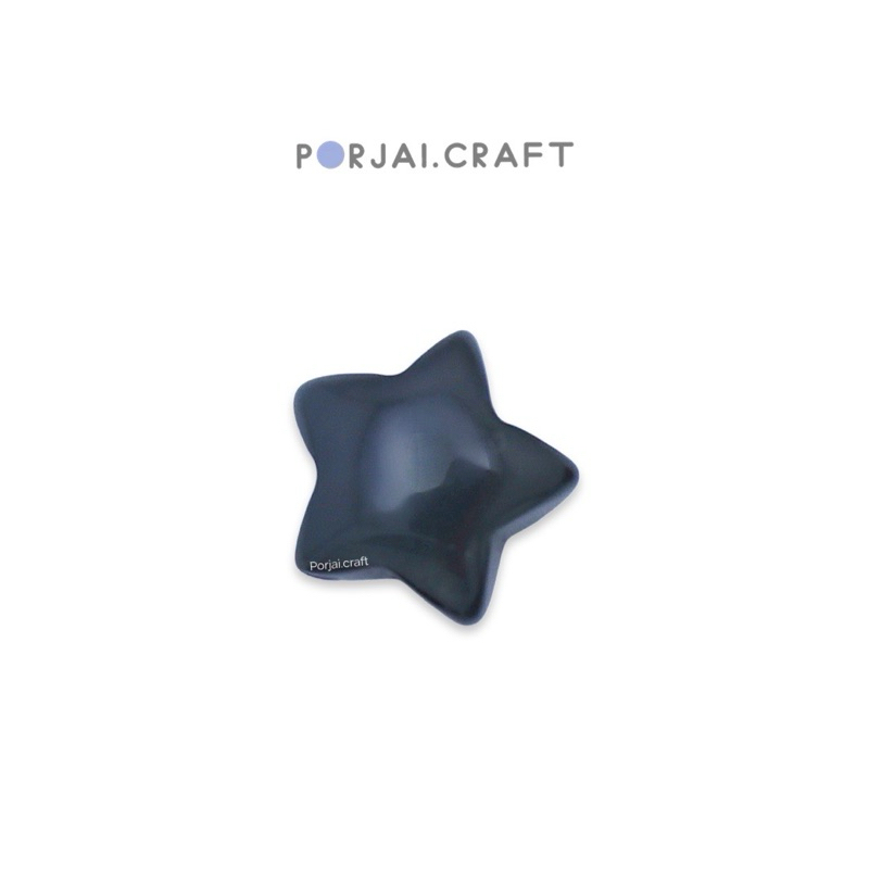 Blue Tiger Eye Star Bead ลูกปัดดาวบลูไทเกอร์อาย 15mm