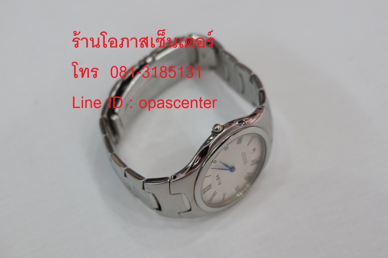 *ลดราคา*นาฬิกา ALBA ชาย เรือนเงิน รุ่น VX3K-X031 บอกวันที่ สภาพใหม่ ส่งฟรี