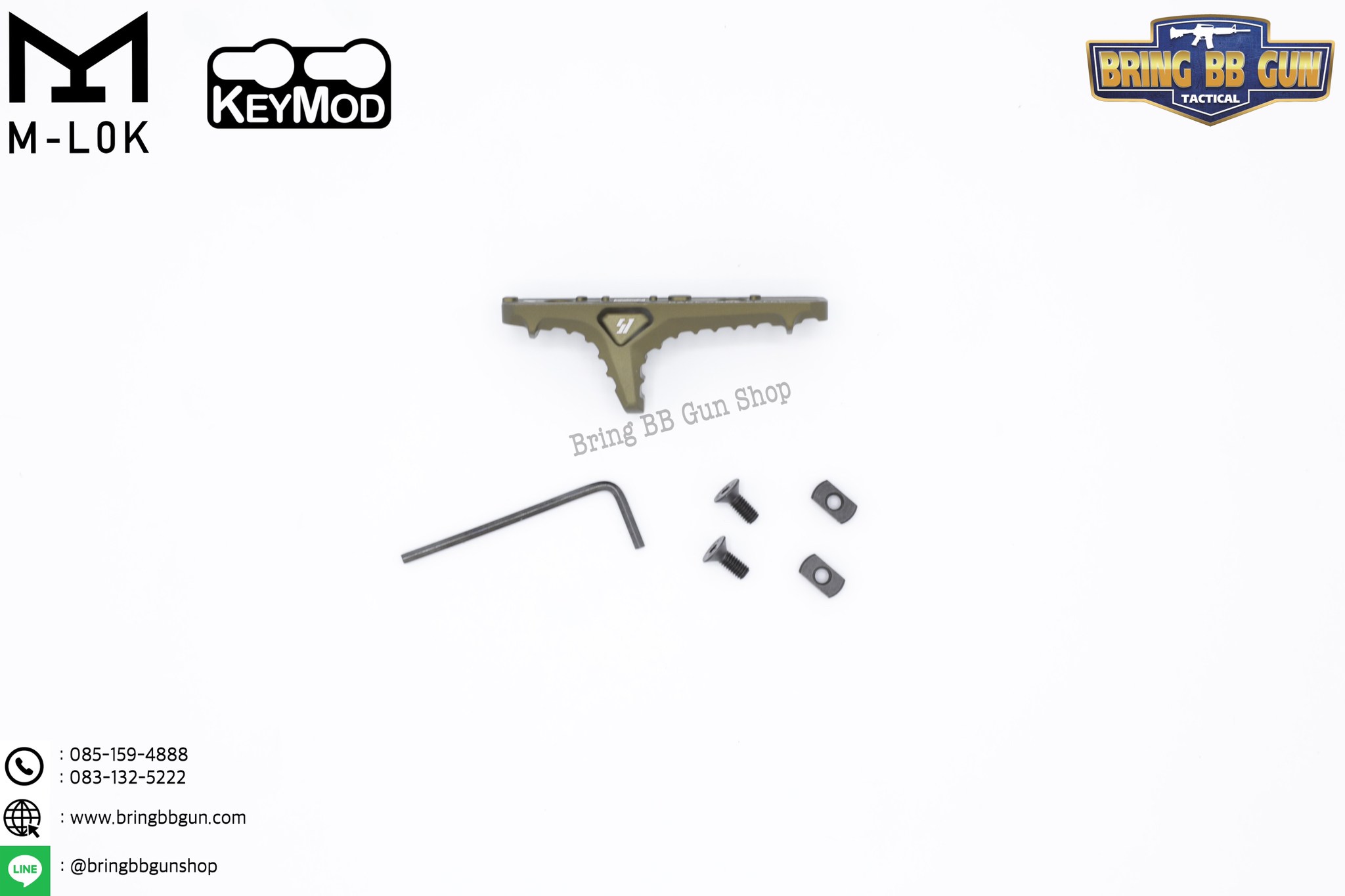 กริ๊ปมือหน้า ยี่ห้อ Strike Industries (ใช้ได้กับชุดหน้าระบบราง M-Lock และ Keymod)