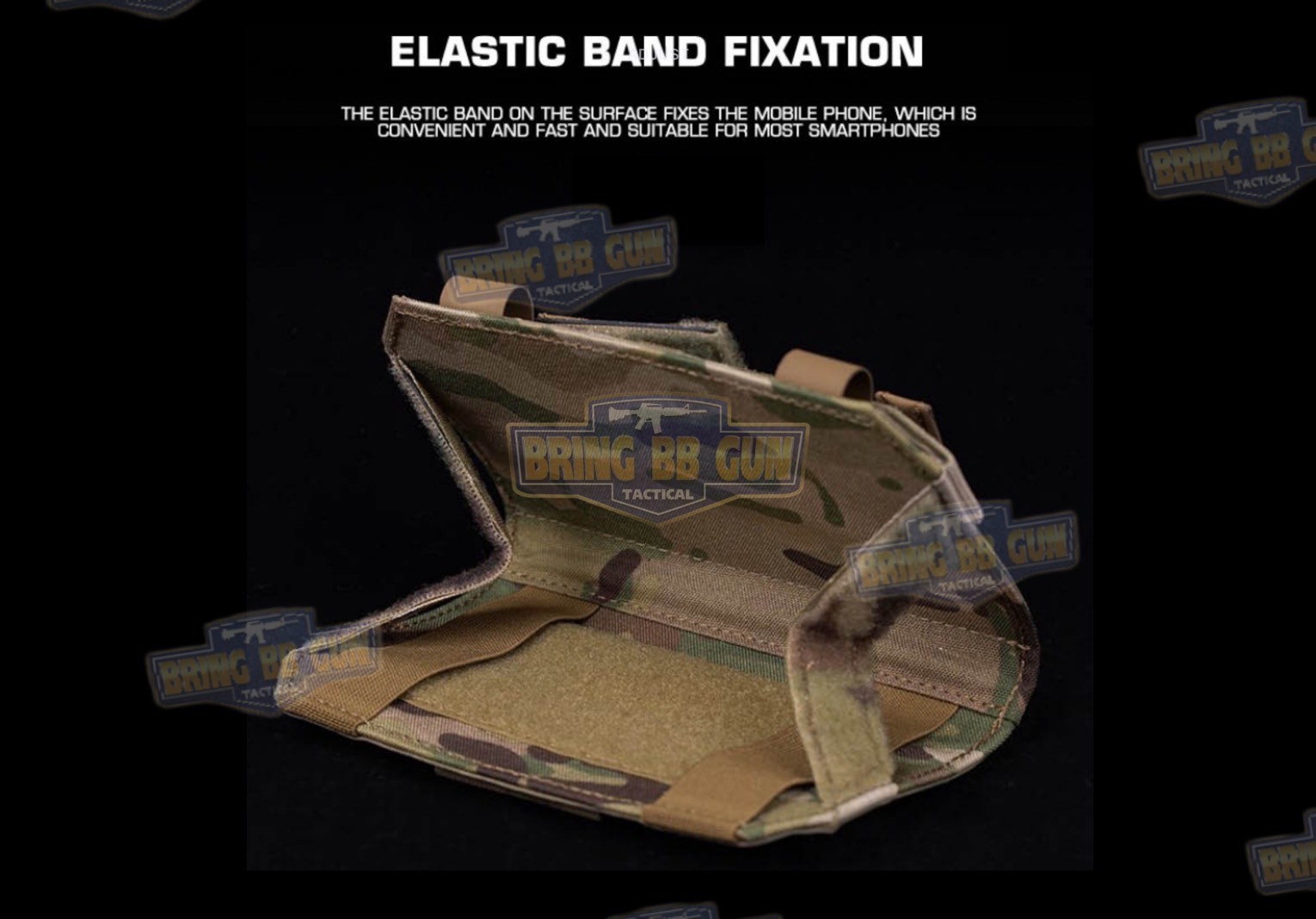 Tactical Phone Pouch เคสโทรศัพท์ติดเสื้อเวส ทรง Admin Pouch (Folded Navigation Board) (Navboard Fliplite Chest Smartphone Mount)